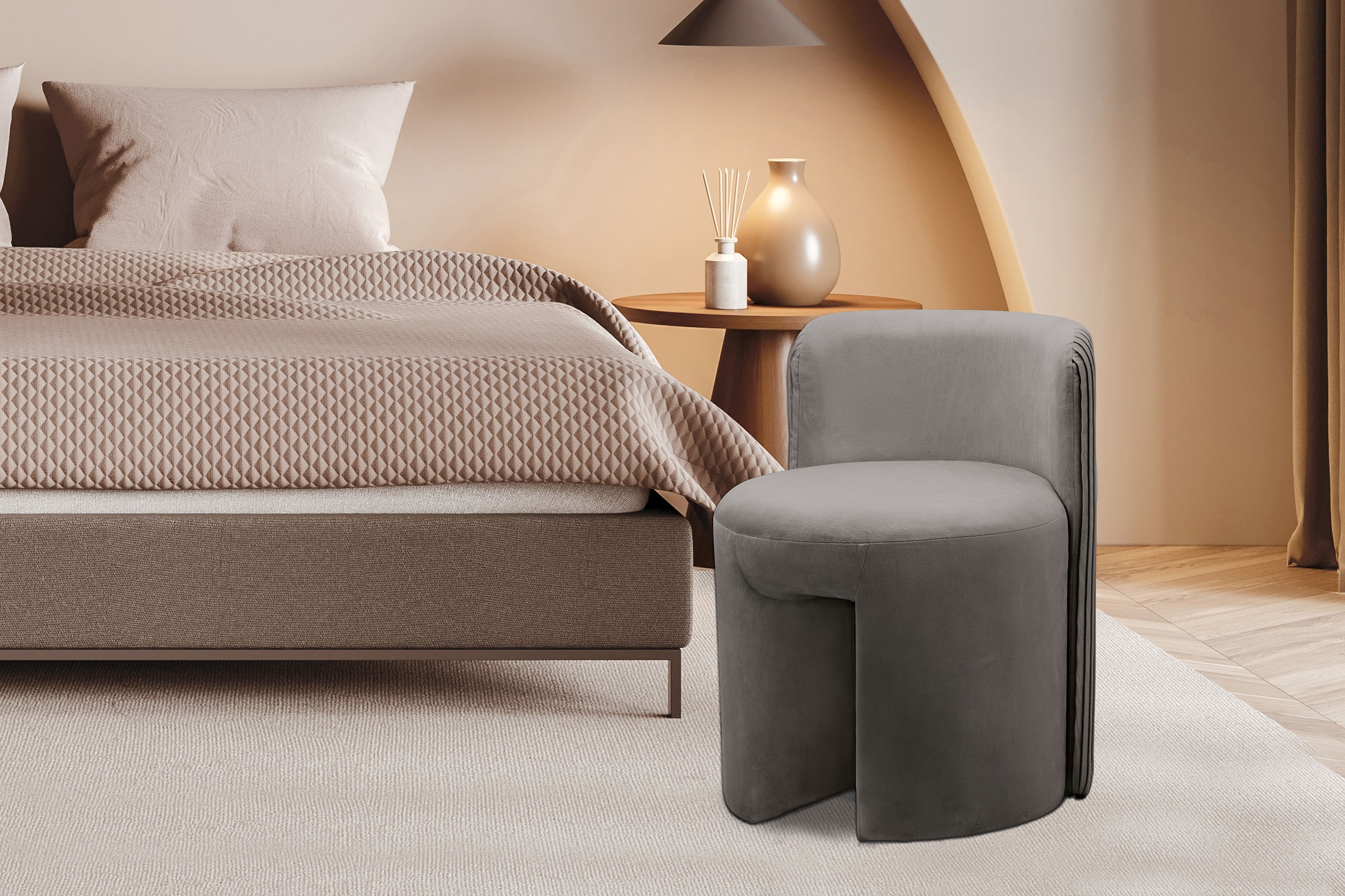 Kayoom Sitzhocker »Hocker Curvy 125, TOPSELLER!«, (1 St.)