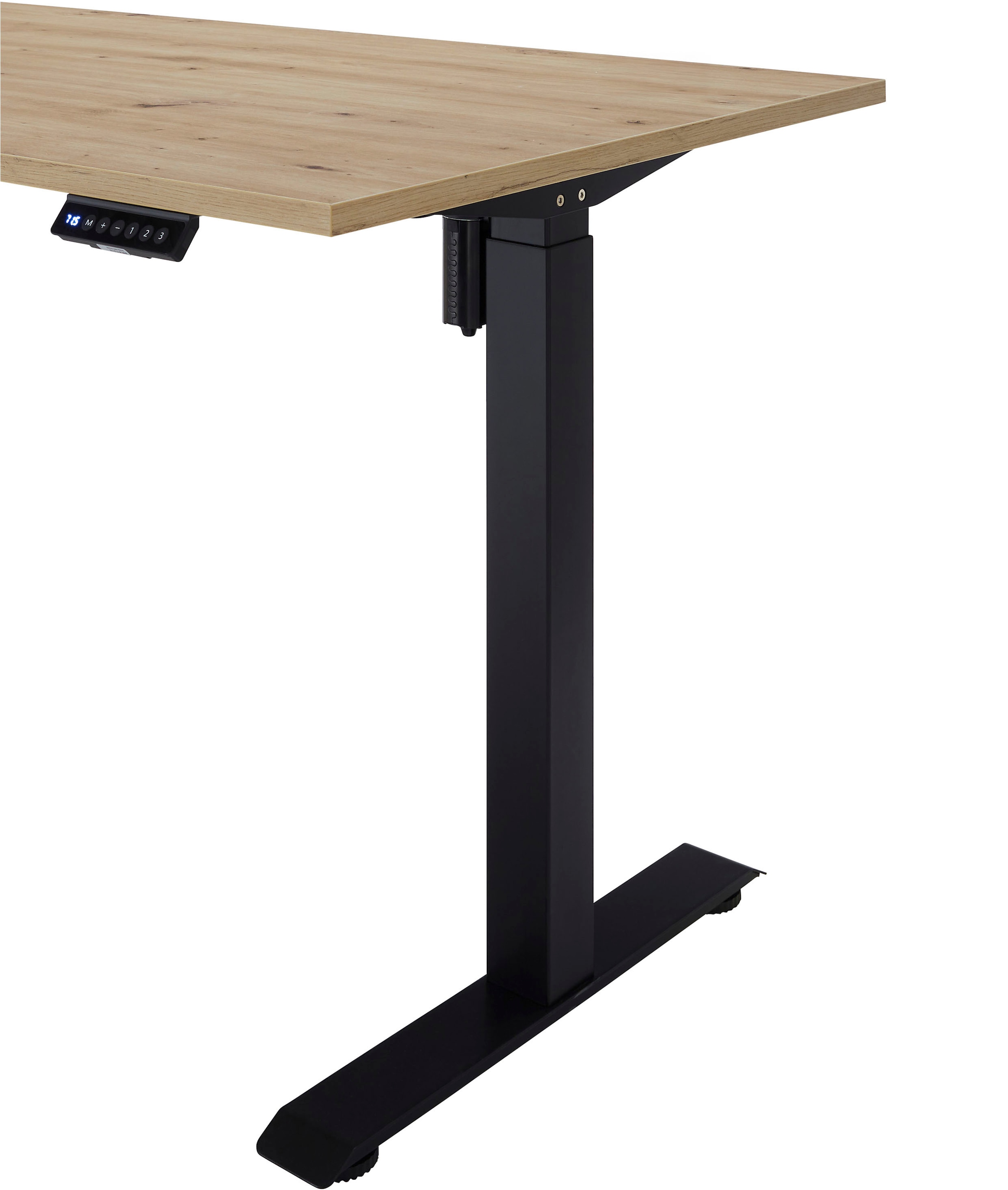 BEGA OFFICE Schreibtisch 2 Stk. tlg. Breite 137 cm, stufenlos höhenverstellbar 74-117 cm