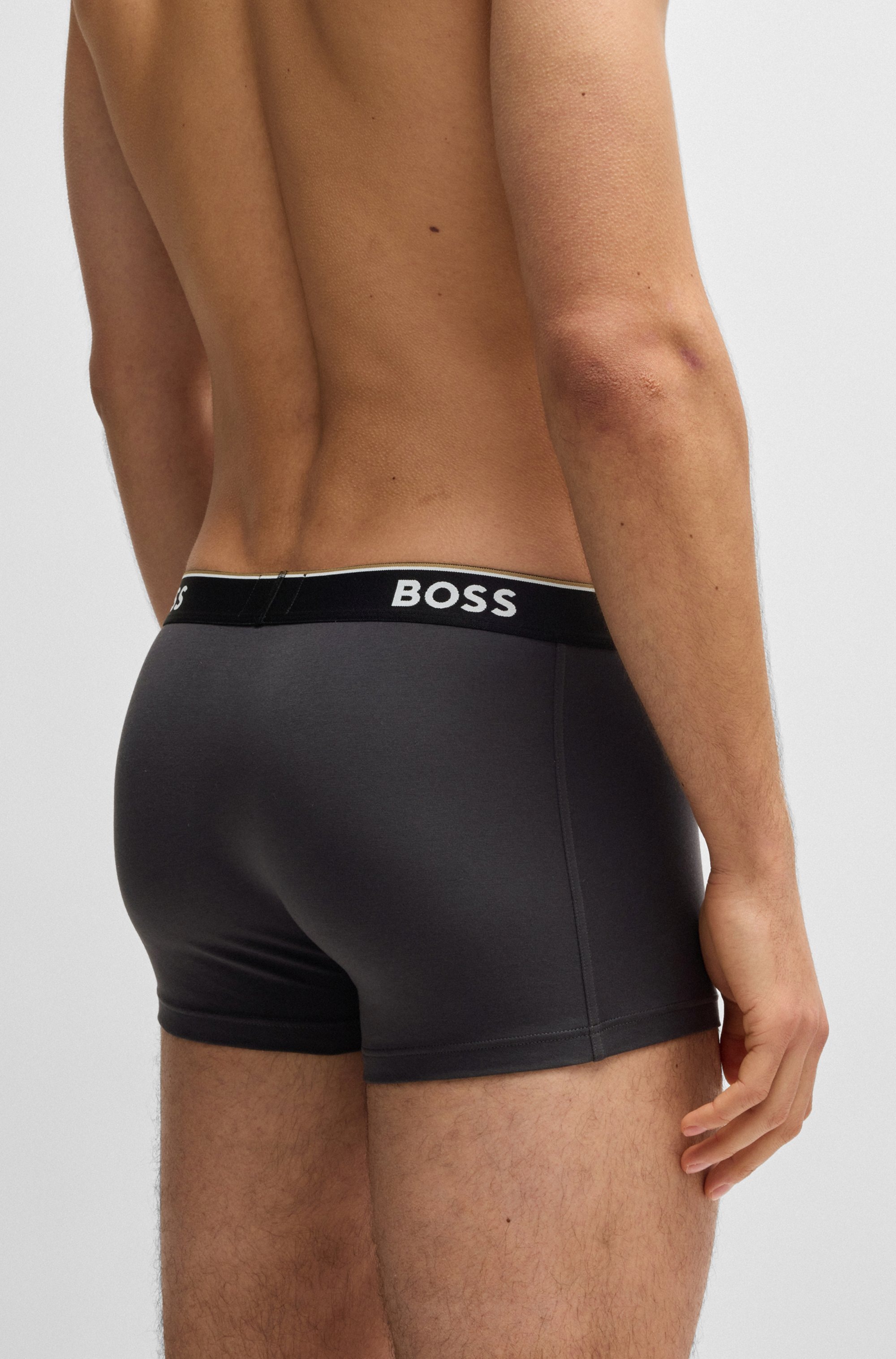 BOSS Trunk »3P Power«, (Packung, 3 St.), mit BOSS Schriftzug auf dem Bund