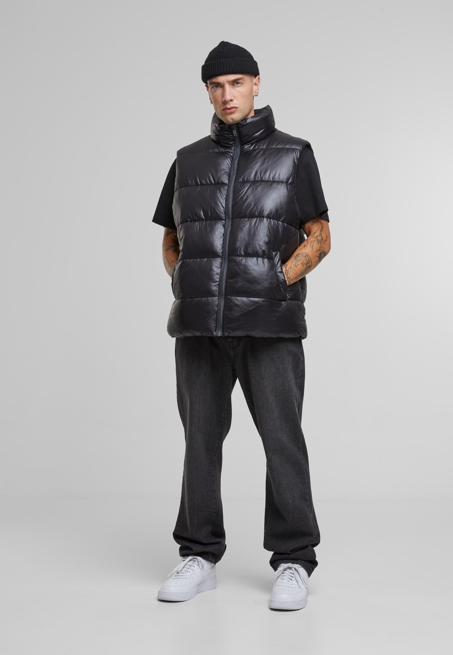URBAN CLASSICS Steppweste »Urban Classics Recycled Big Puffer Vest« 1 Stk.