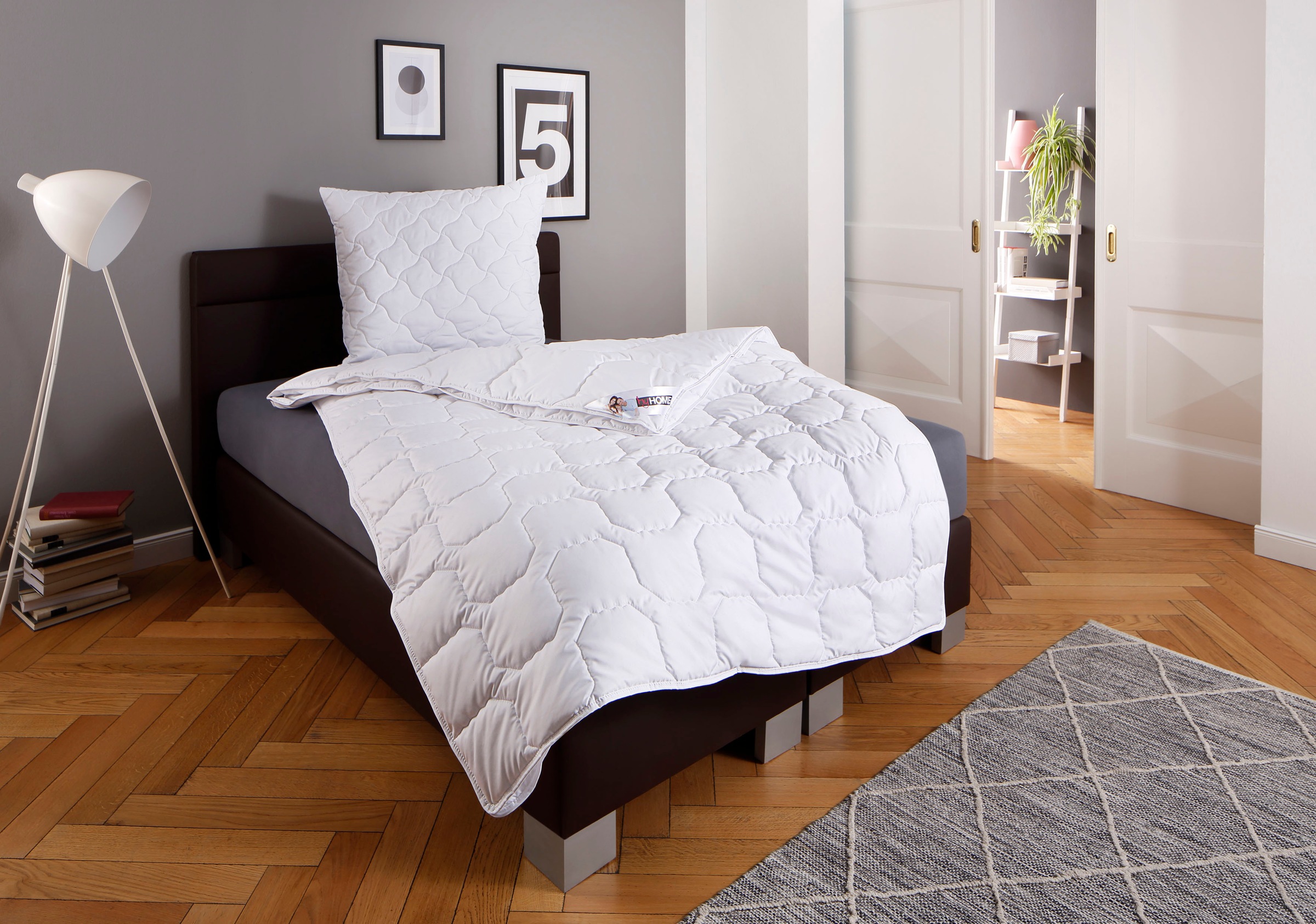 my home Microfaserbettdecke »Fantasy, Bettdecke 135x200 cm, 155x220 cm, 200 günstig online kaufen