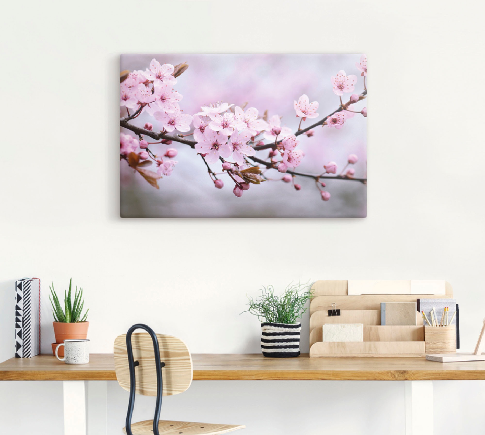 Artland Wandbild »Kirschblüten«, Blumen, (1 St.), als Alubild, Outdoorbild, günstig online kaufen