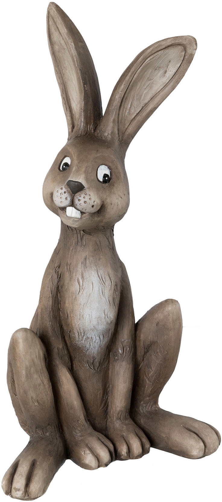Creativ home Osterhase »Osterdeko mit niedlichem Gesicht«, aus Polyresin, Höhe ca. 21 cm