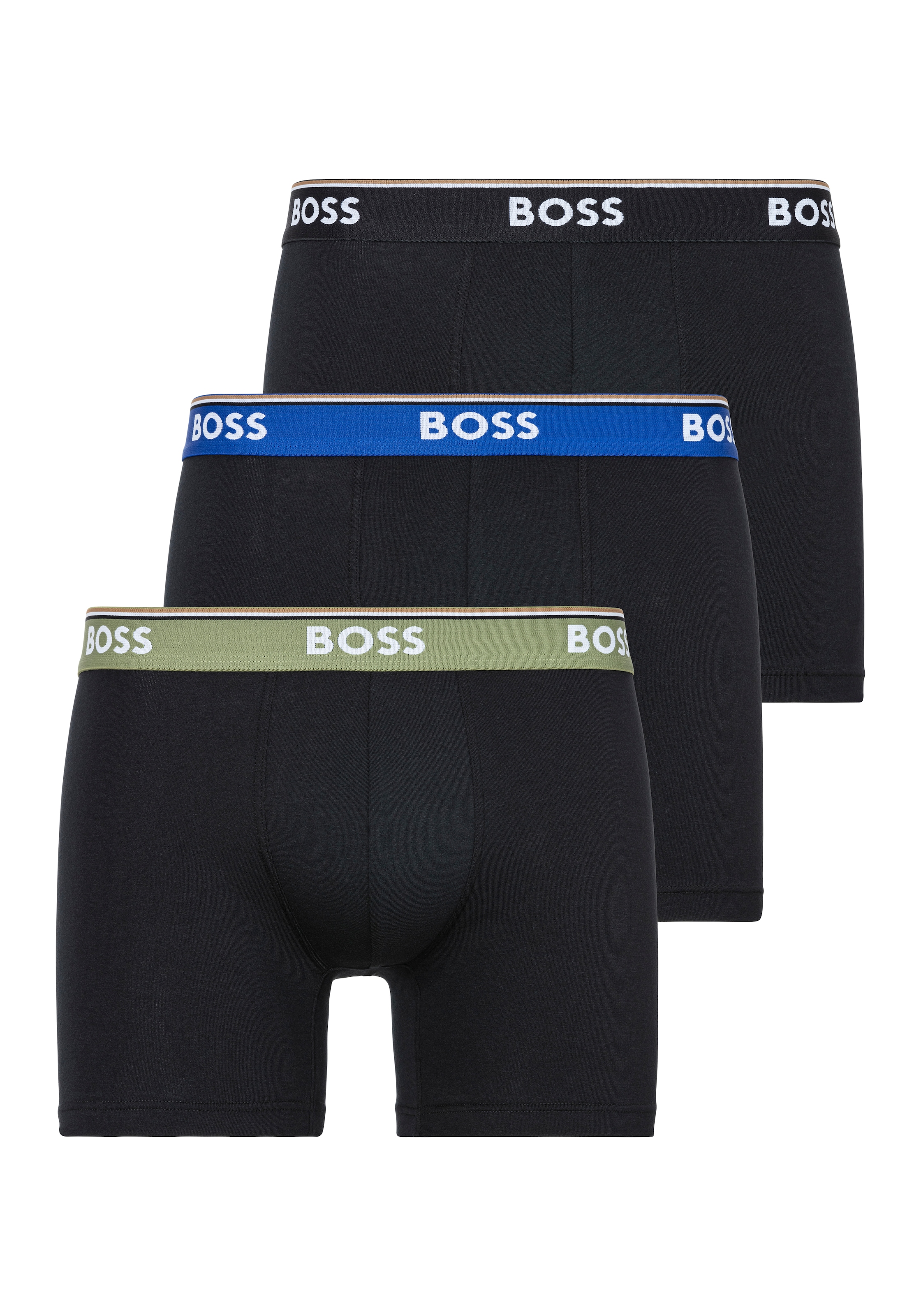 BOSS Boxershorts »BoxerBr 3P Power«, (3 St.)