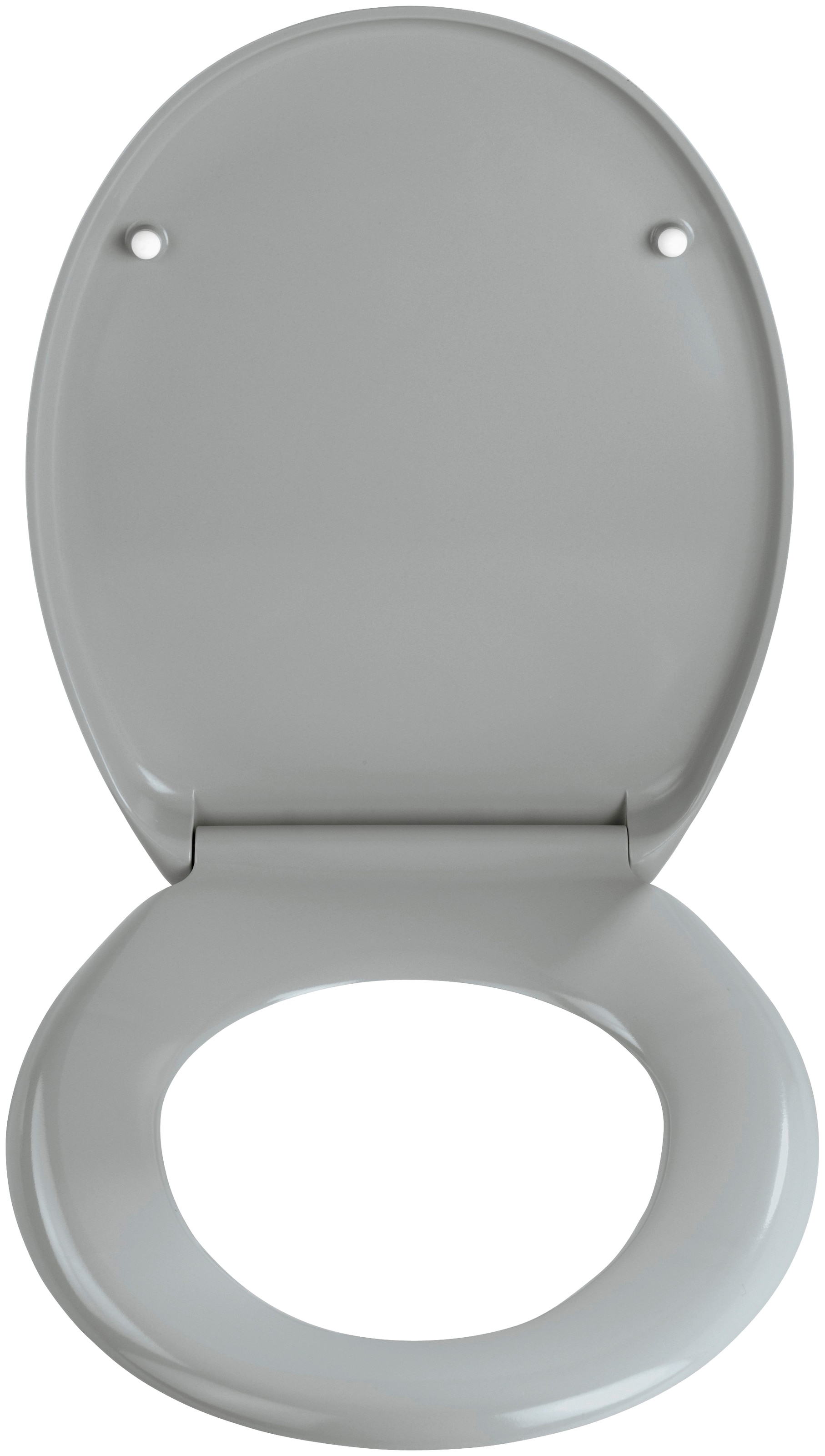 Wenko Premium WC-Sitz Ottana Duroplast/Edelstahl grau günstig online kaufen