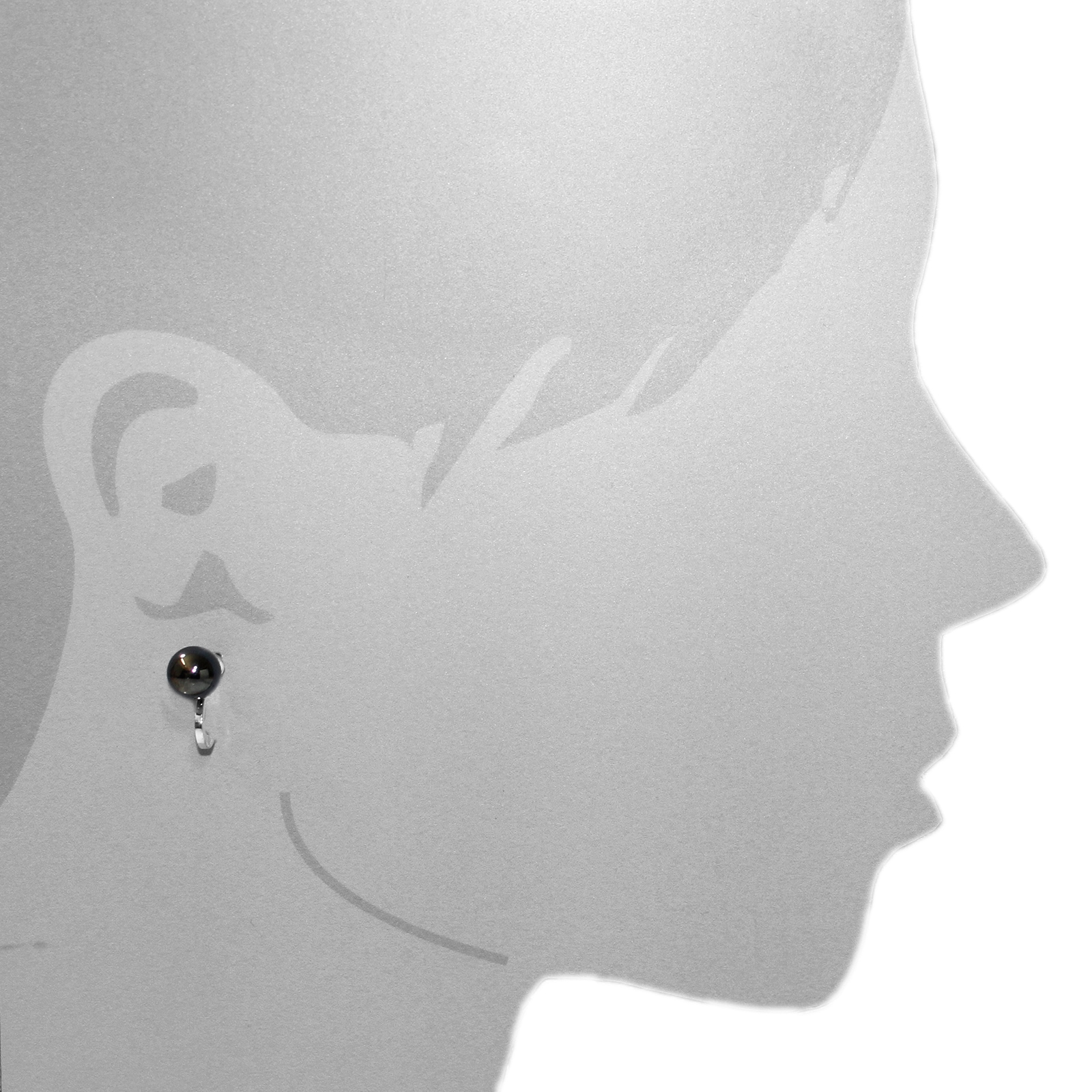 OSTSEE-SCHMUCK Paar Ohrclips »Ostsee-Schmuck Ohrclip Kugel 9 mm Ohrclip Kugel 9 mm«, (2 tlg.)