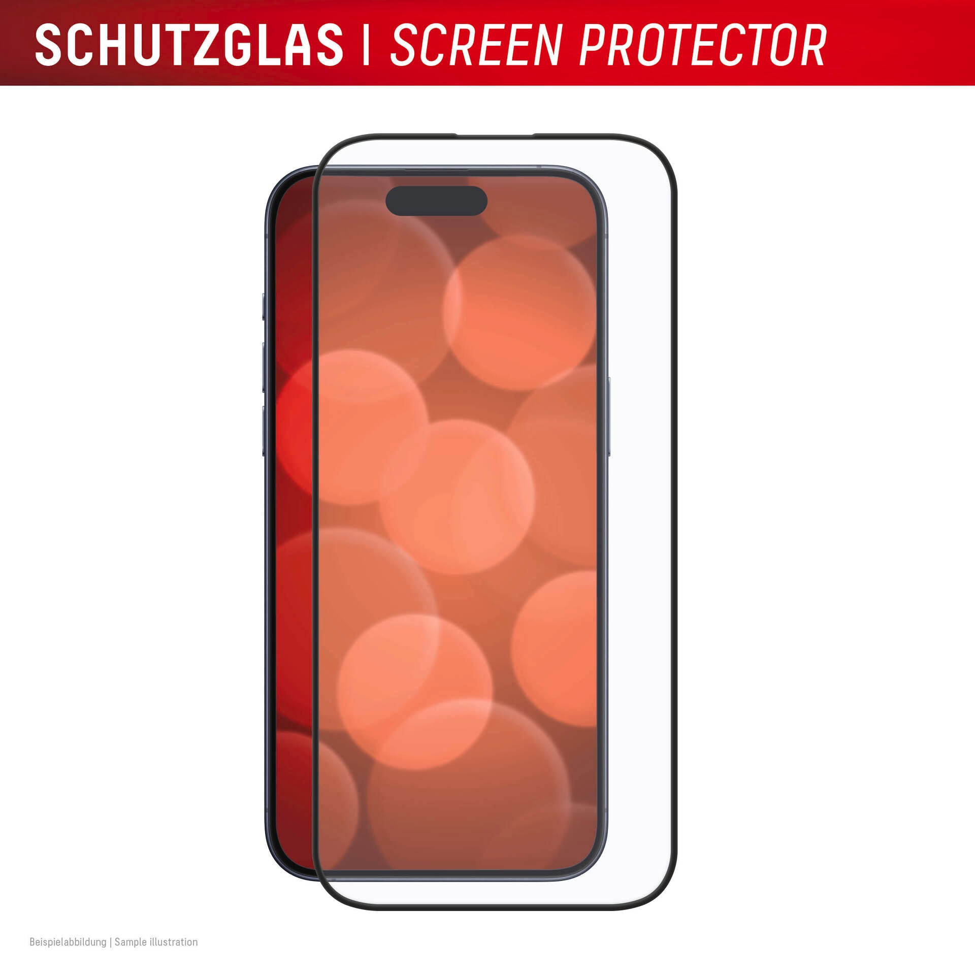 Displex Displayschutzglas »Premium Glass Full Cover« für Apple iPhone 16 1 Stk. tlg. Displayschutzfolie, Schutzfolie, Bildschirmschutz, kratz- & stoßfest