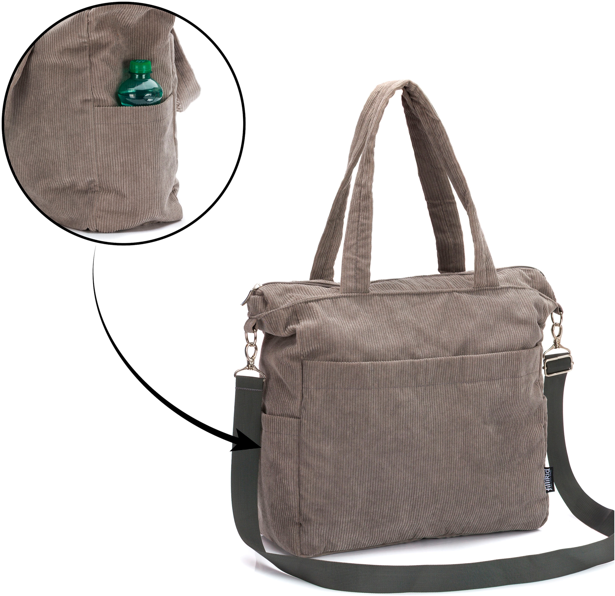Fillikid Wickeltasche »Cord«, inklusive Thermotasche