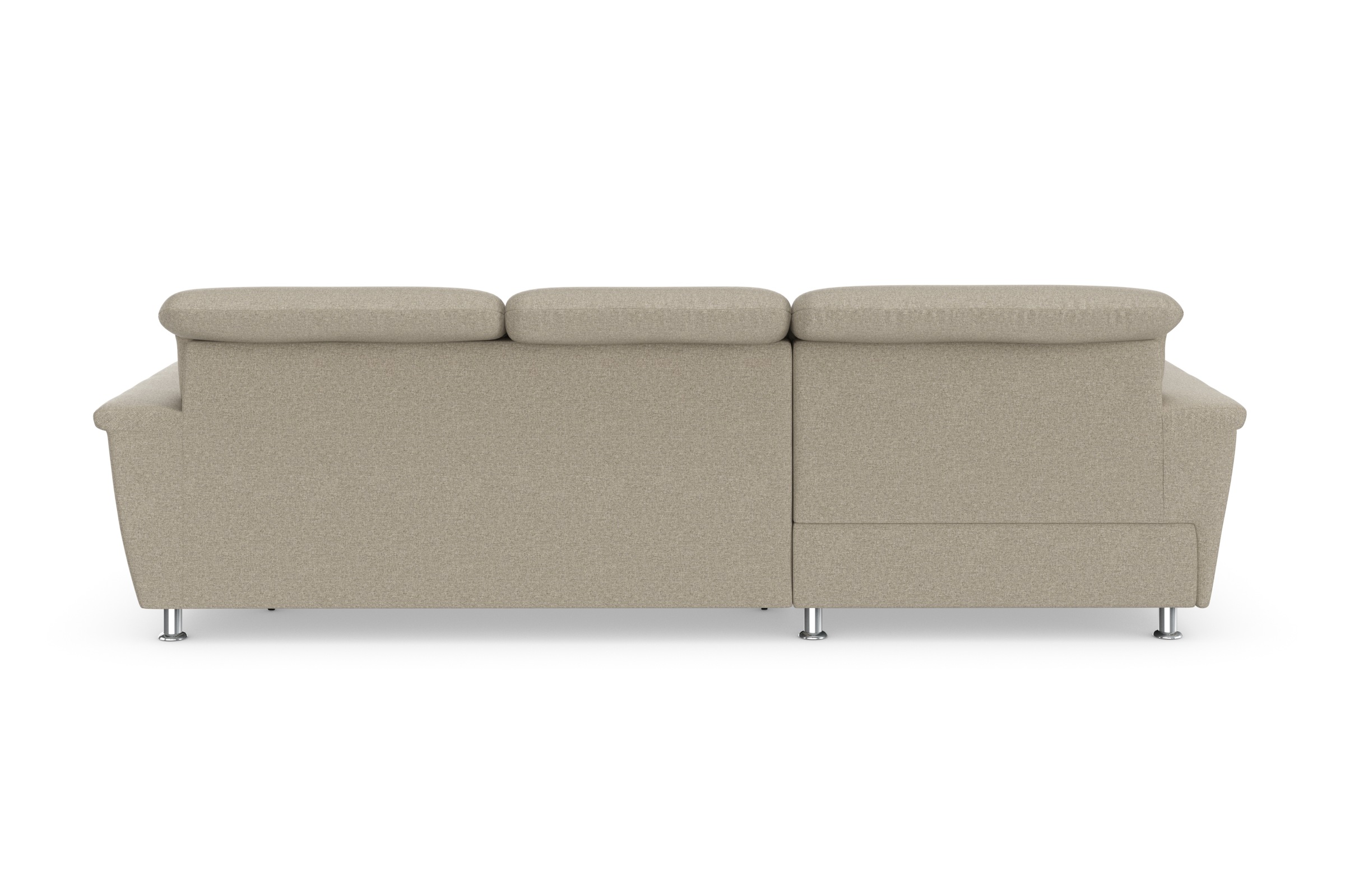 DOMO collection Ecksofa Franzi, wahlweise mit Bettfunktion, Bettkasten und Kopfteilverstellung