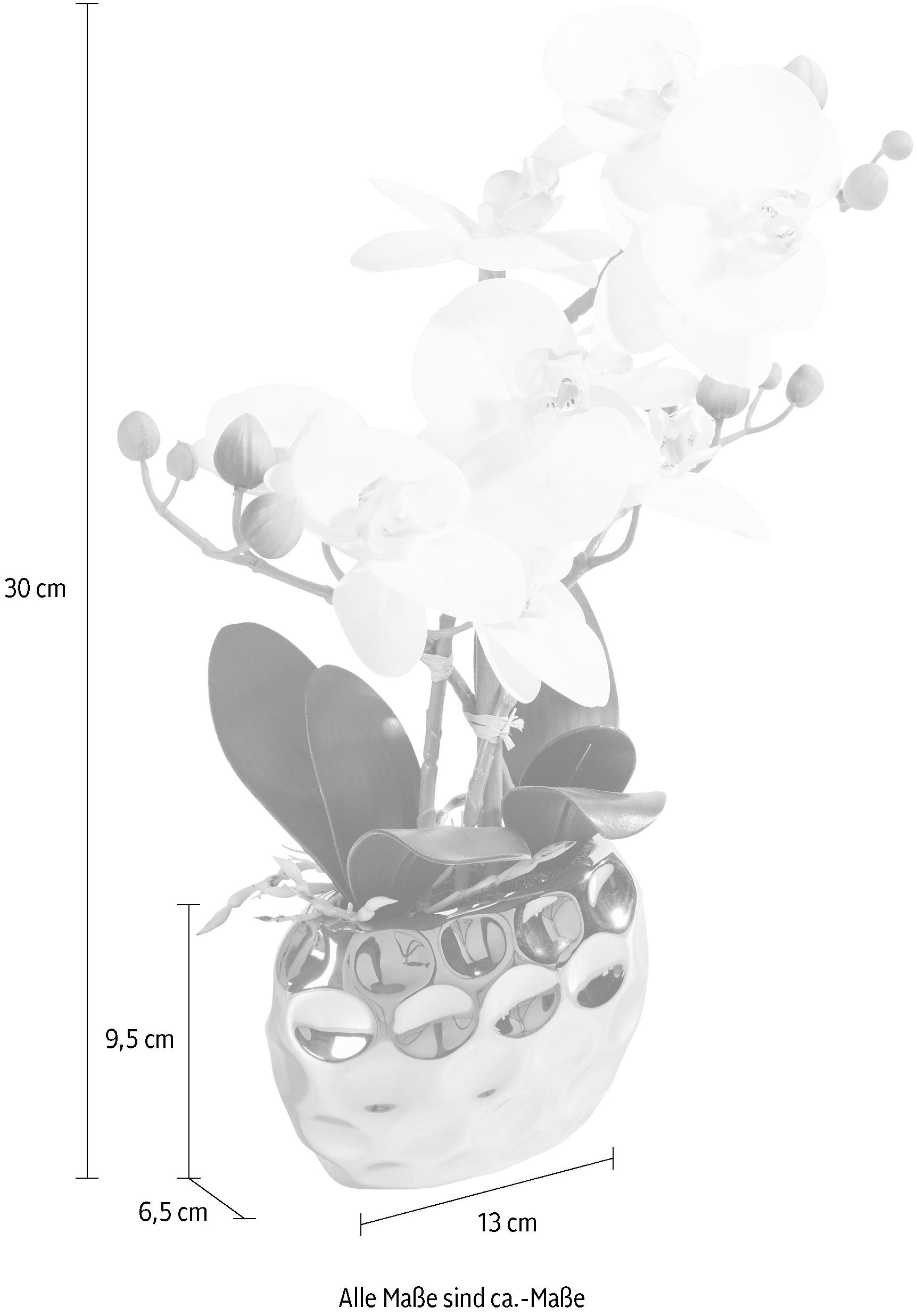 Leonique Kunstpflanze »Orchidee«, Kunstorchidee, im Topf auf Rechnung  bestellen