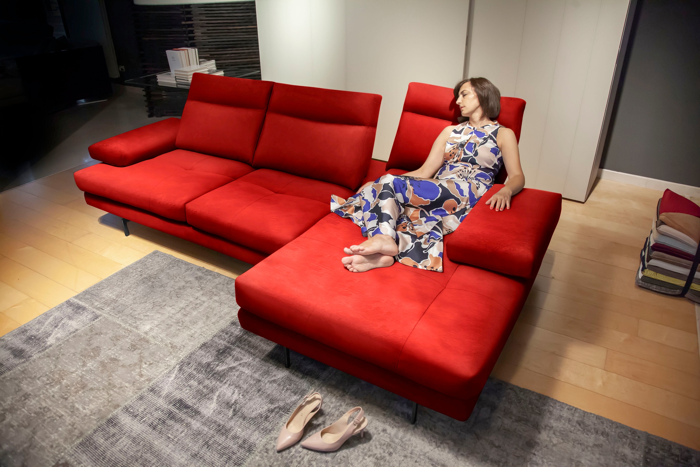 CALIA ITALIA Ecksofa "Toby Wing, Komfortsofa der Extraklasse, bequem, L-For günstig online kaufen