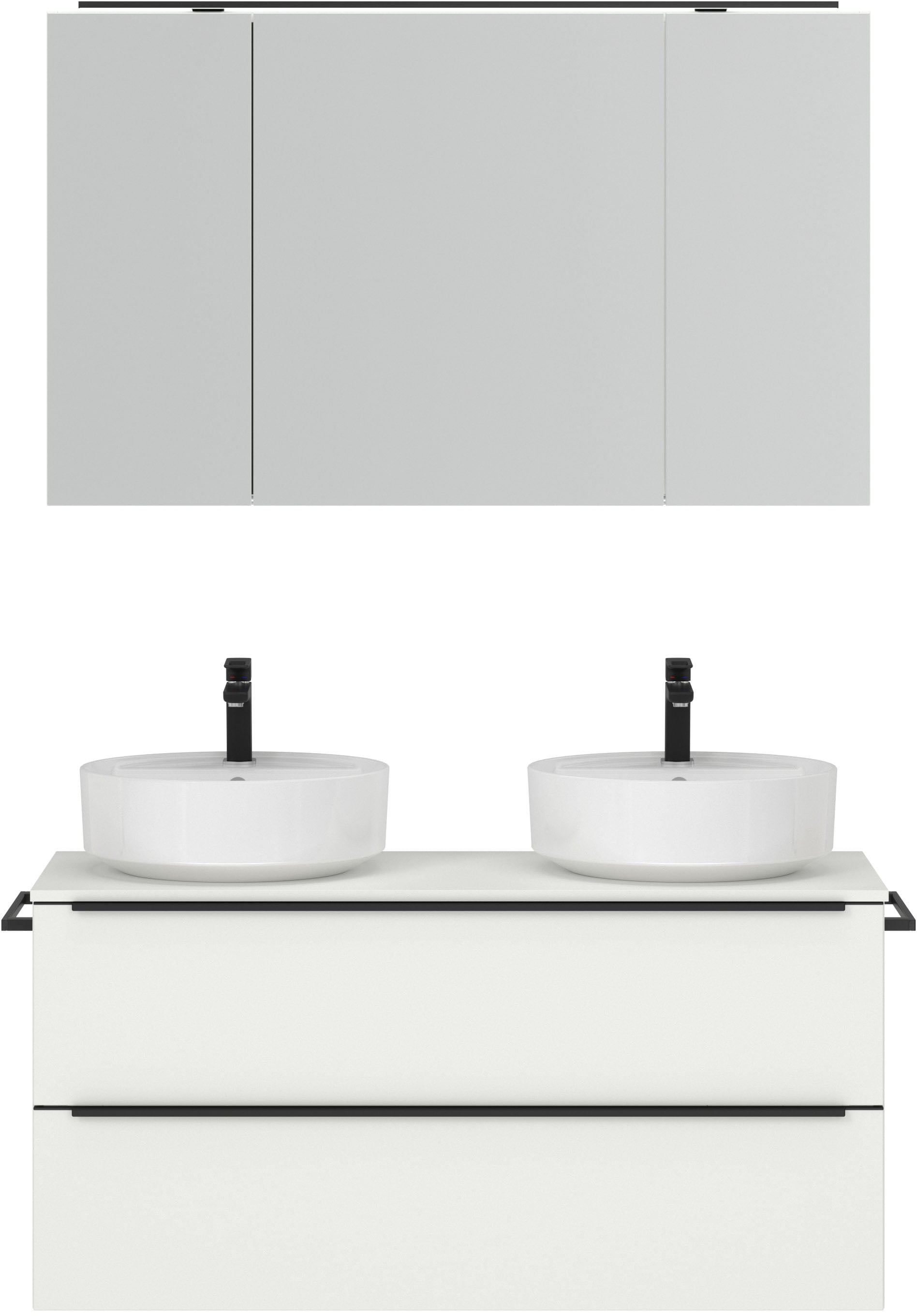 nobilia® Badmöbel-Set »Alvene« vormontiert, mit Soft-Close, 2 Stk. tlg. günstig online kaufen