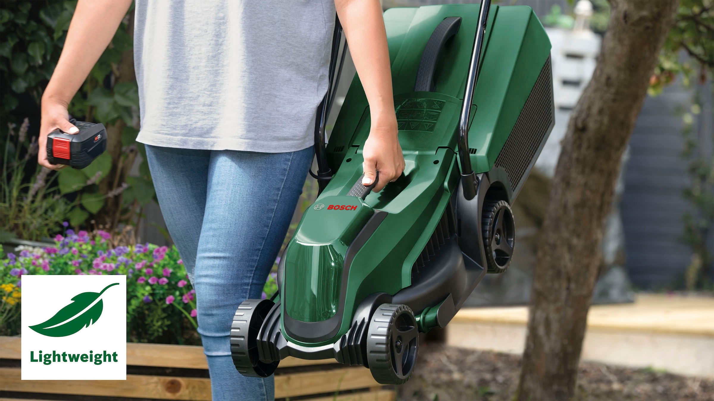 Bosch Home & Garden Akkurasenmäher »EasyMower 18V-32-200«, ohne Akku und Ladegerät