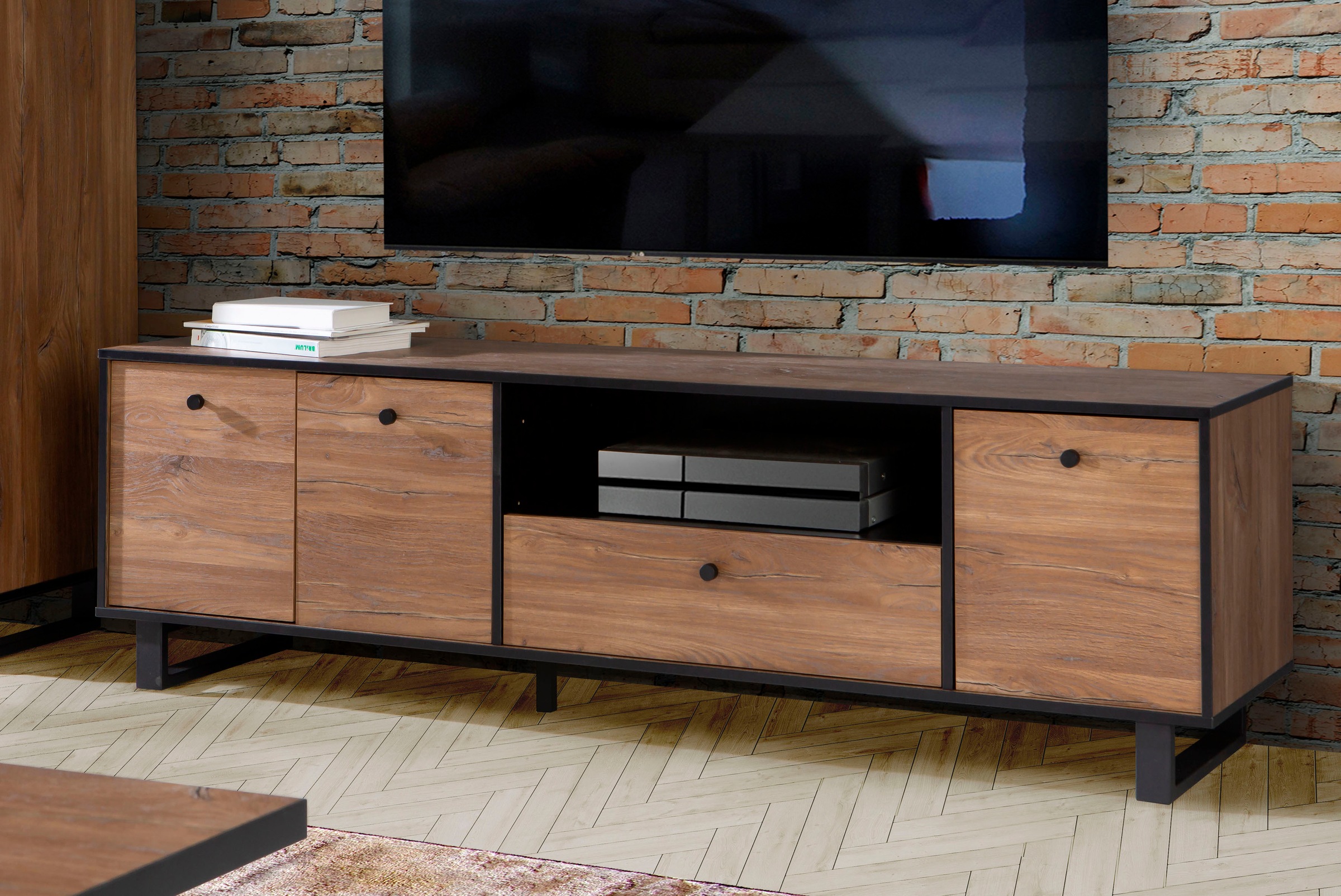 FORTE Lowboard "TV-Board, TV-Schrank", Breite ca. 180 cm günstig online kaufen