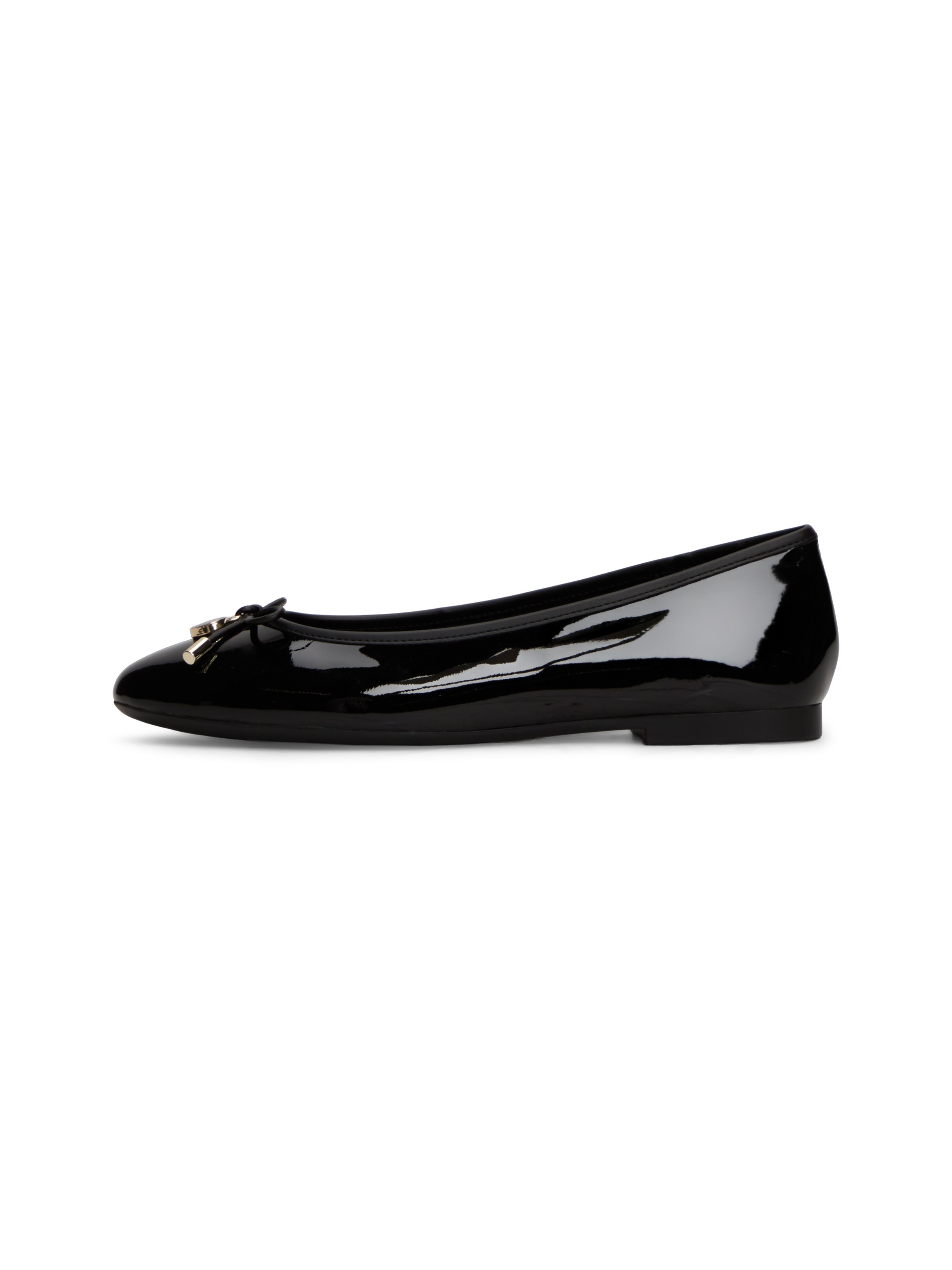 Tommy Hilfiger Ballerina »TH CHARM PATENT BALLERINA«  Businessschuh, Schlupfschuh goldfb. TH-Schmuckelement, schmale Form