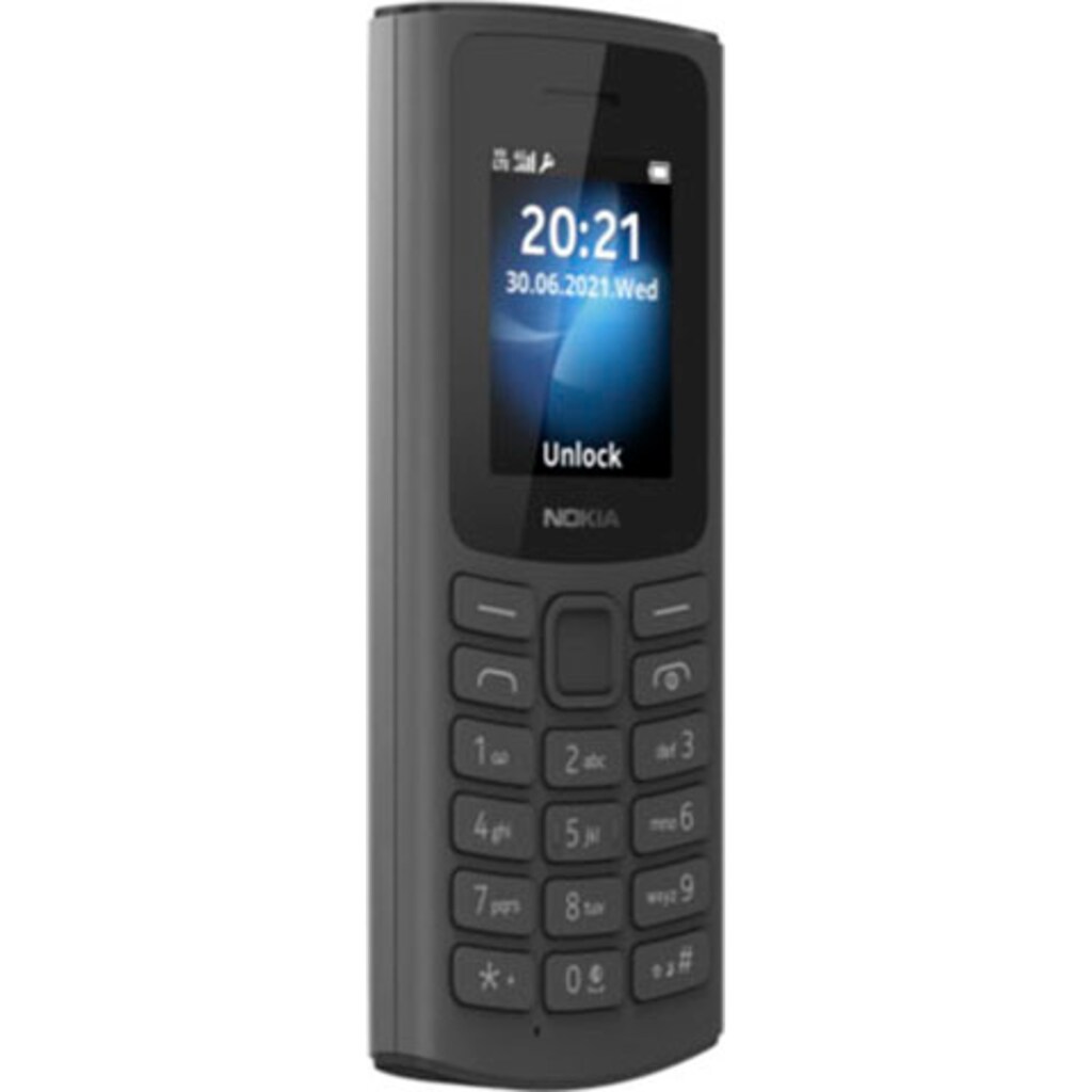 Nokia Handy »105 4G«, schwarz, 4,57 cm/1,8 Zoll, 128 GB Speicherplatz