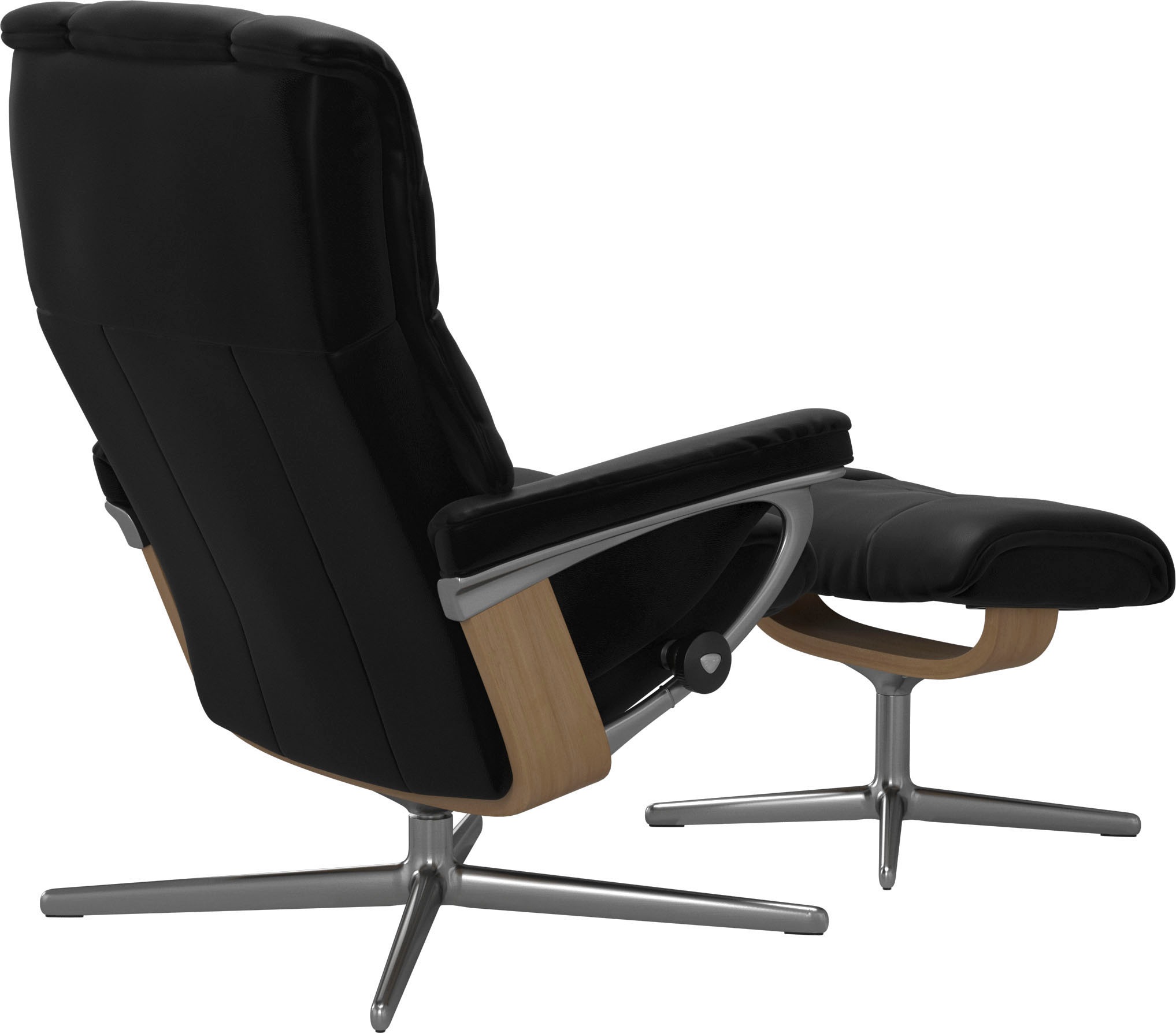 Stressless® Fußhocker »Mayfair«, mit Cross Base, Größe S, M & L, Holzakzent Eiche