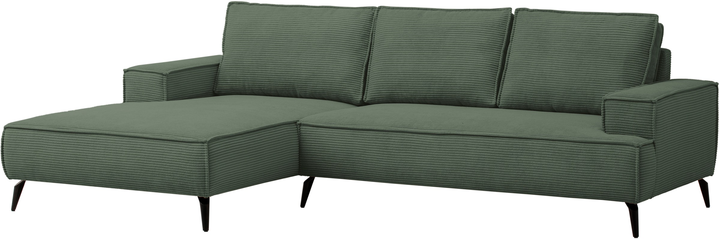andas Sitzgruppe »TVINNU, Polsterecke L-Form, Schlaffunktion, mit Hocker«, (Set, 2 tlg.), stellbar zum Schlafsofa (Krokodilverbinder)