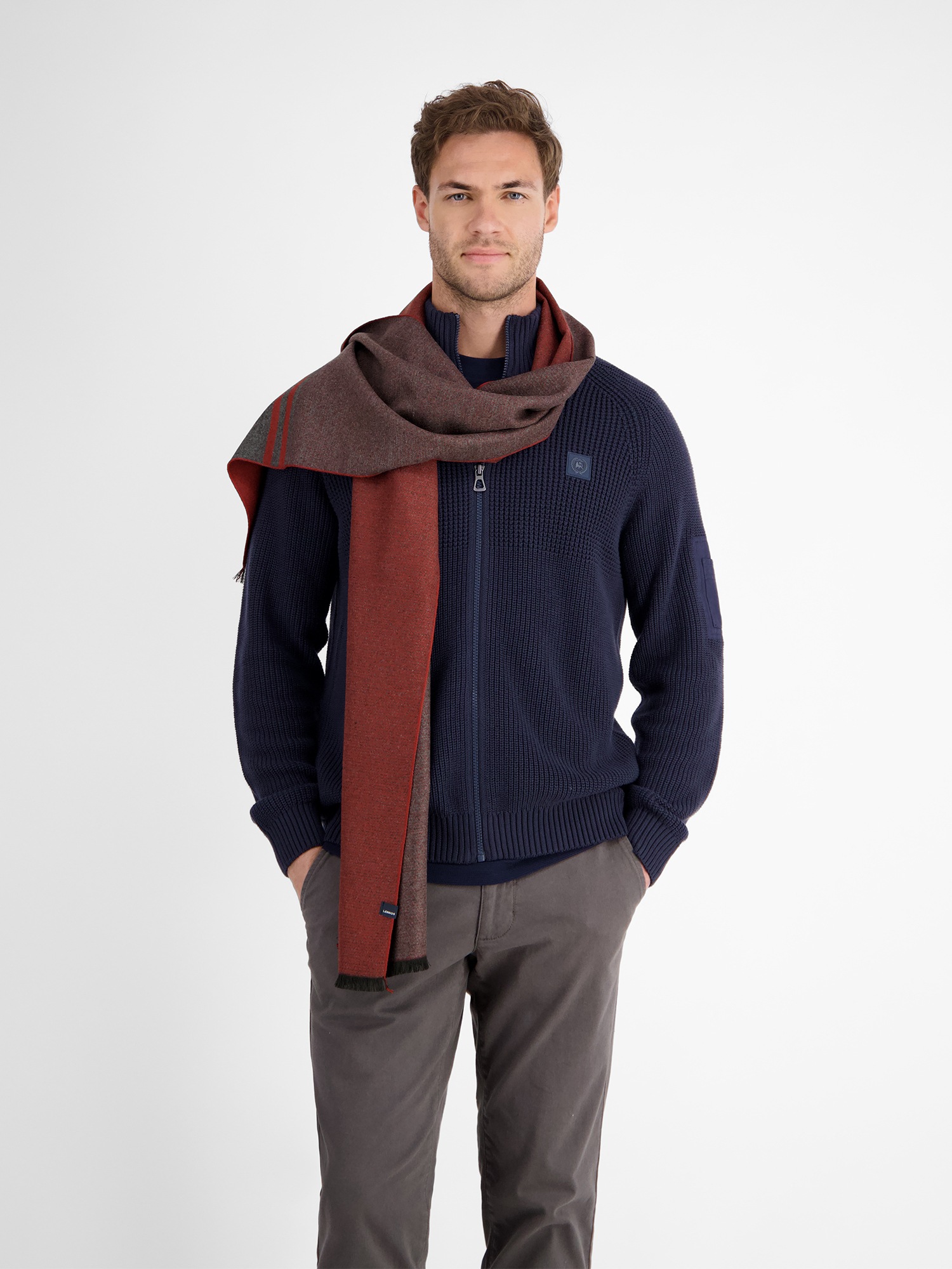 LERROS Schal »Logo-Schal für Herren«