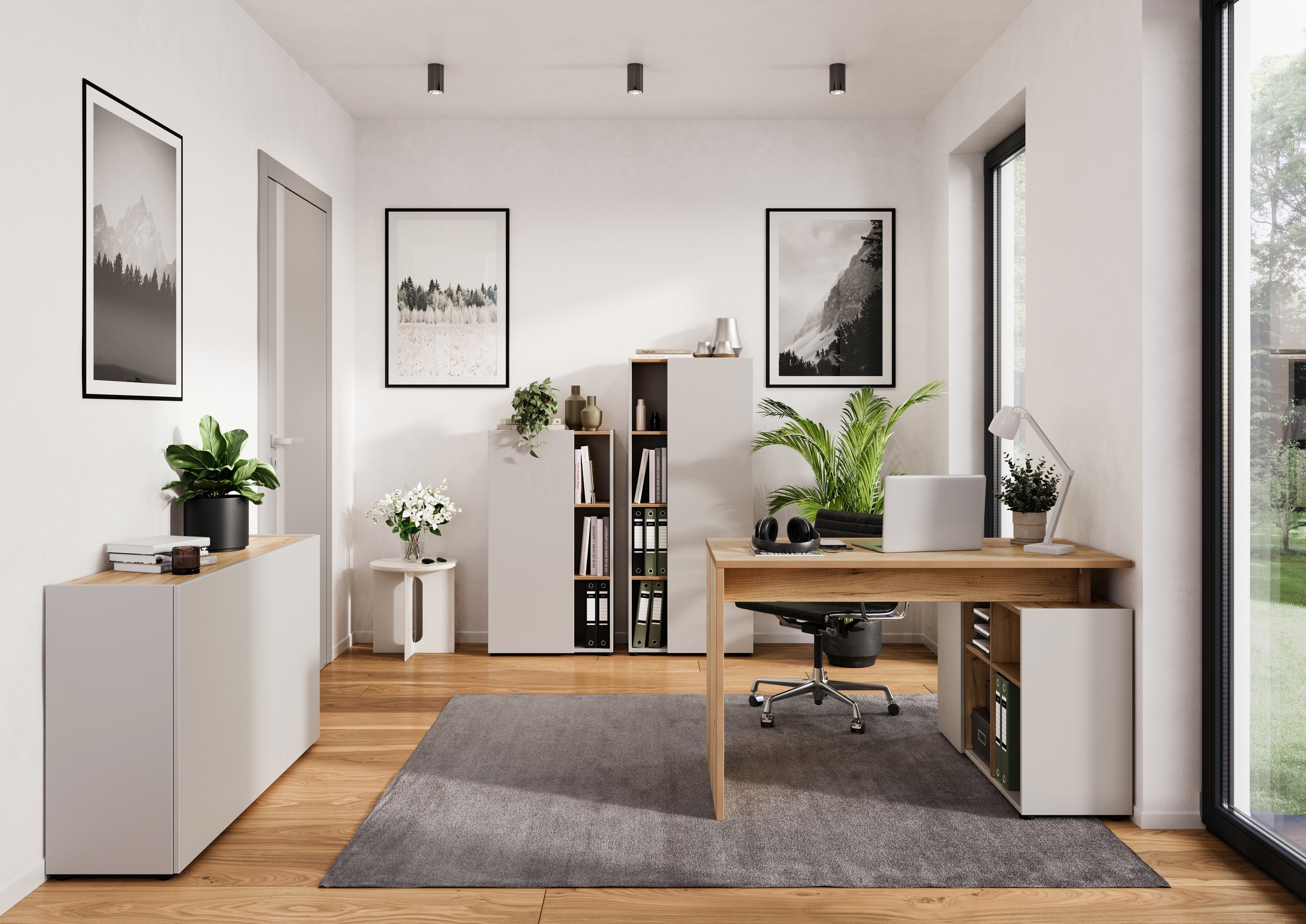 GERMANIA Aktenschrank "Adrano" passend für Ordner, in 2 Höhen, beidseitig m günstig online kaufen