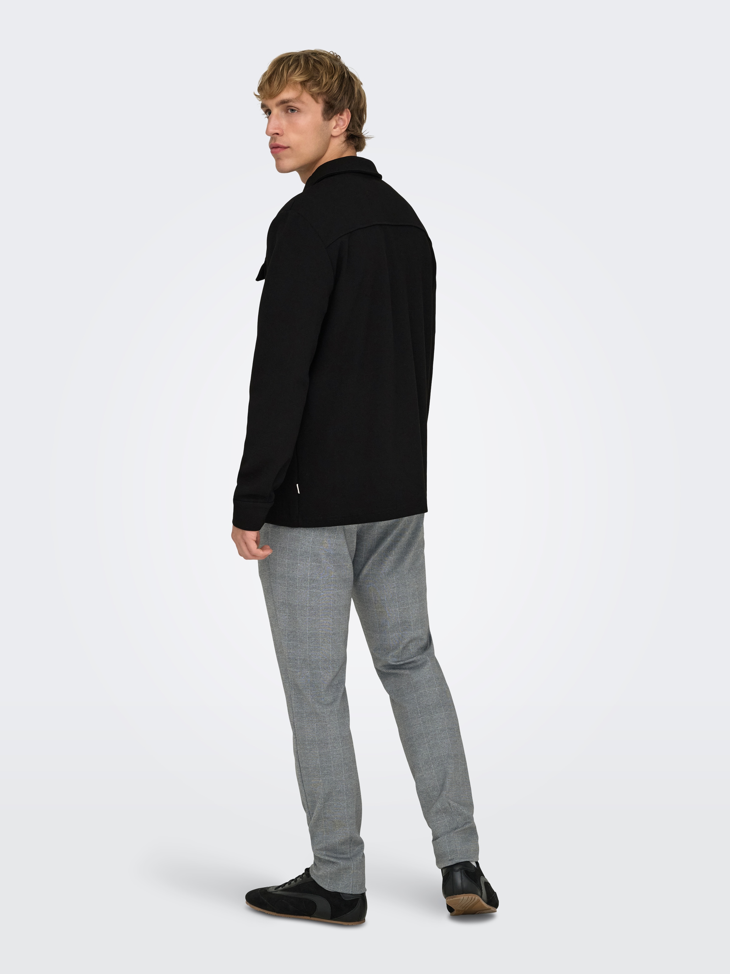 ONLY & SONS »ONSNEWKODYL OVERSHIRT SWEAT NOOS« Materialmix, regular fit
