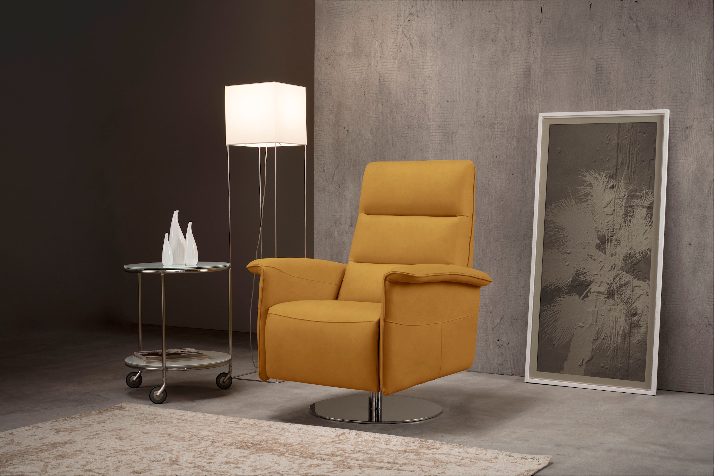 Egoitaliano Sessel »Kelly Designsessel«, drehbar, manuelle Relaxfunktion mi günstig online kaufen