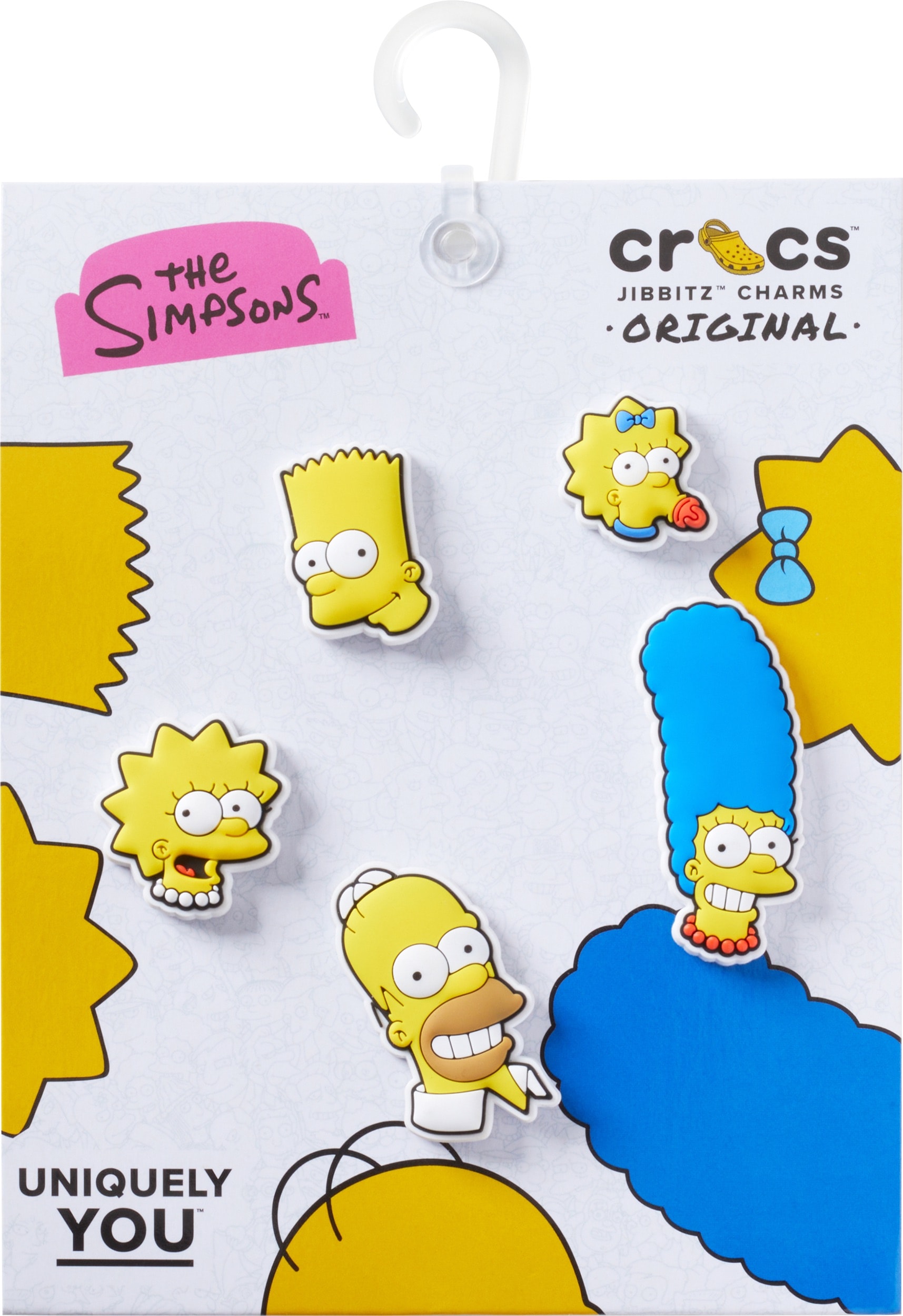 Crocs Schuhanstecker »Jibbitz™ The Simpsons« Set, Kein Spielzeug. Nicht für Kinder unter 3 Jahren geeignet, 5 Stk. , Charm, Anstecker für Crocs Schuhe
