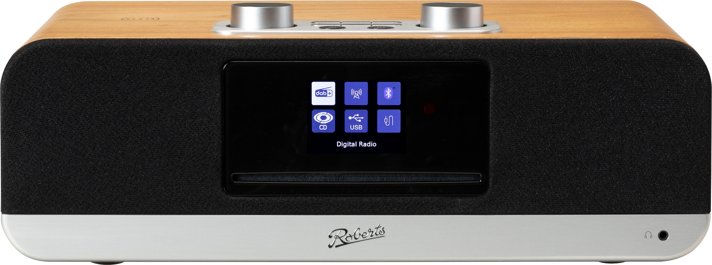 ROBERTS RADIO Digitalradio (DAB+) »BluTune300« (Bluetooth Digitalradio (DAB+) FM-Tuner mit RDS ) Holz 6 Equalizer Profile & separate Bass-,...