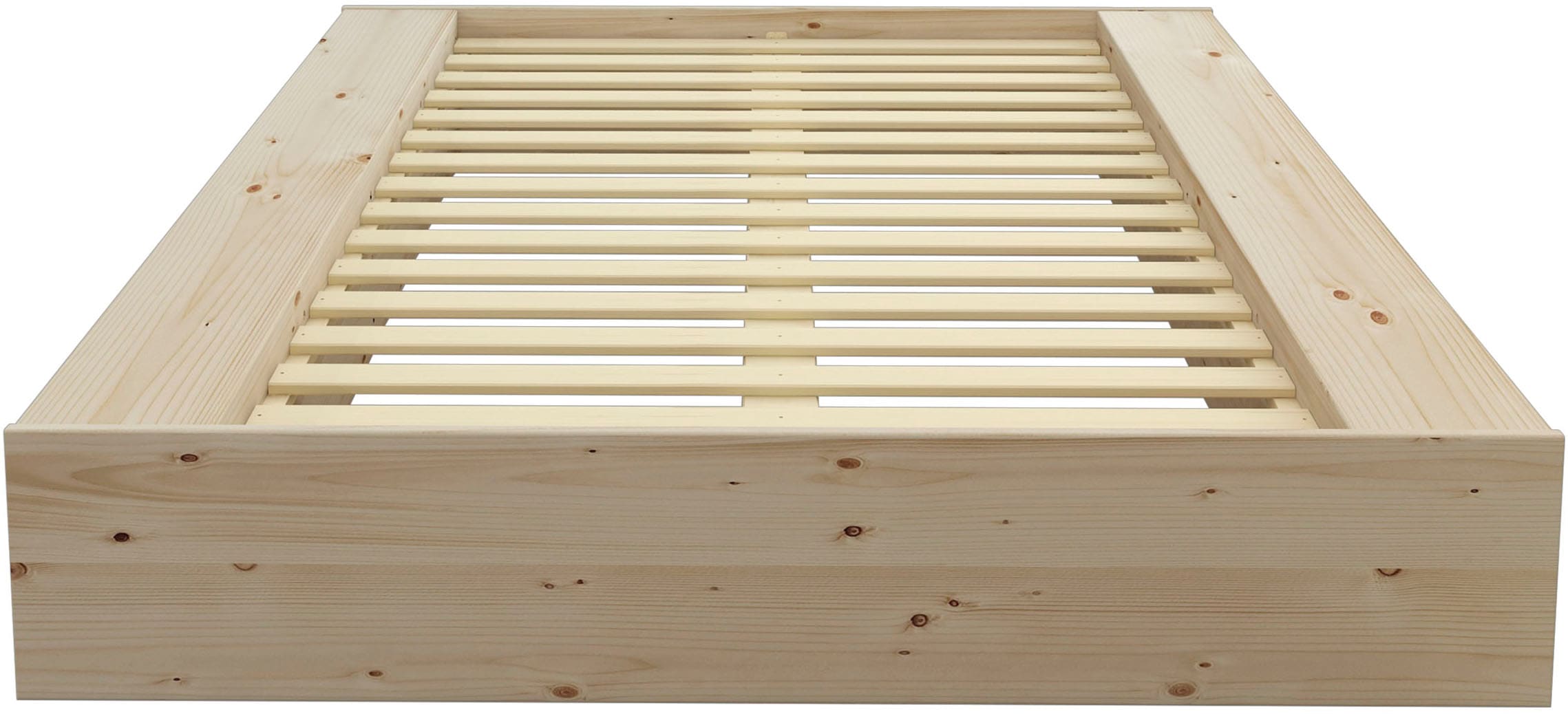 Home affaire Stauraumbett »Erno, Massivholzbett, Futonbett, 275KG belastbar«, (Breite/ Belastbarkeit: 120cm/275 KG, 180cm/275 KG), mit Lattenrost, Massivholz, FSC® zertifiziert, viel Stauraum + Ablagen