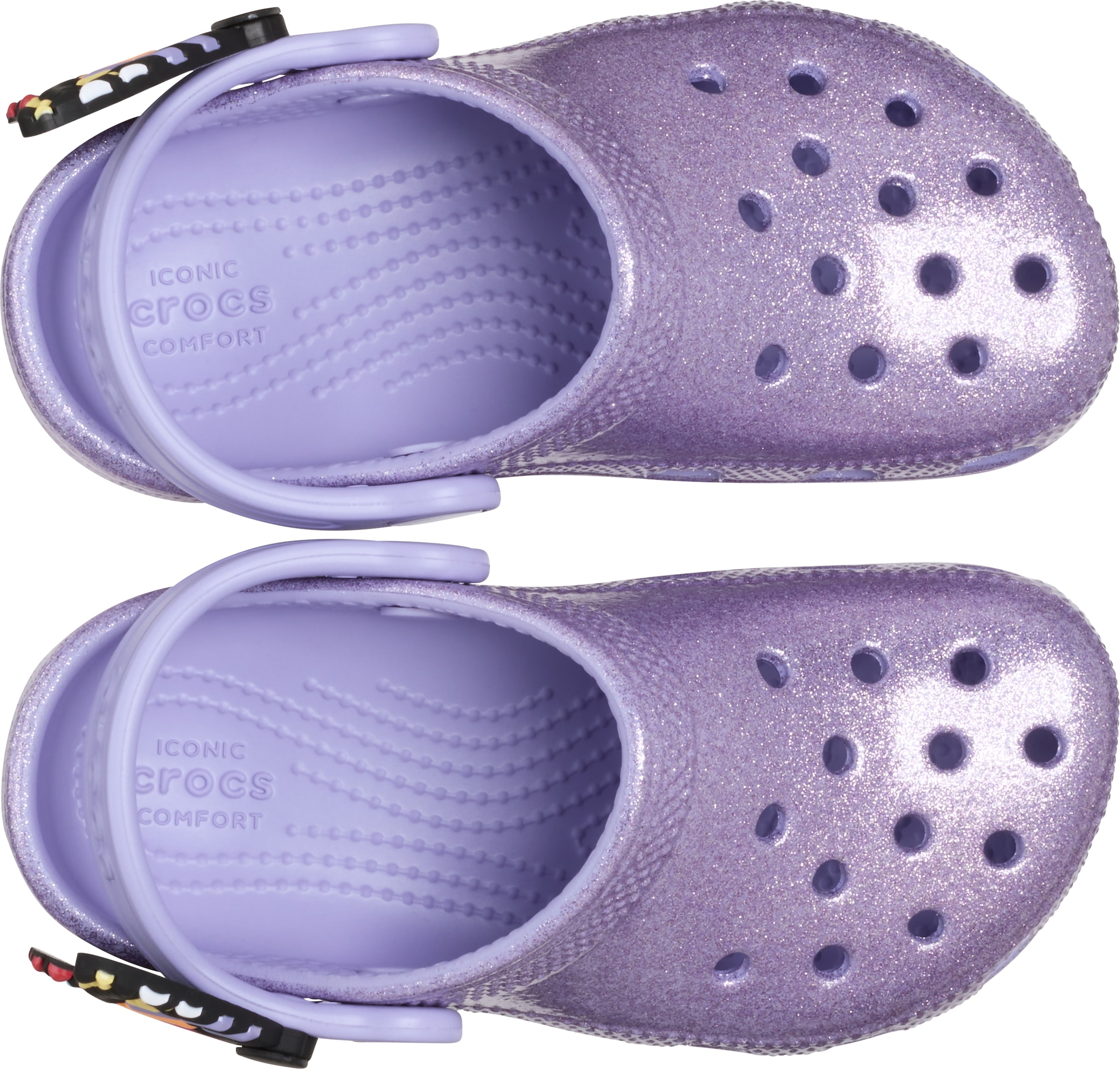 Crocs Clog »Classic IAM Butter Fly«  , Sandale, Hausschuh mit Glitzer