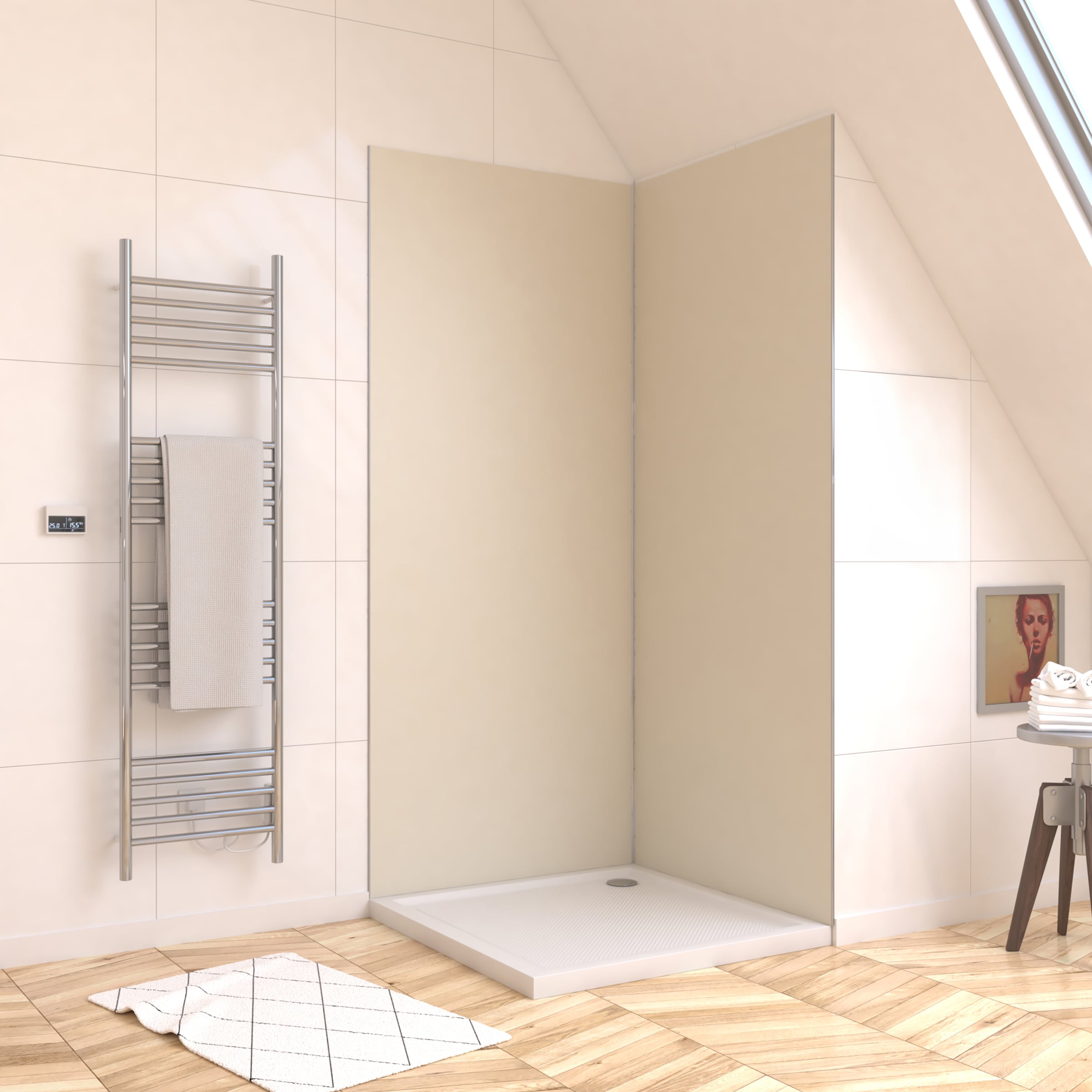 Marwell Duschrückwand »Urbanox« 1 Paneel: 90 x 210 cm