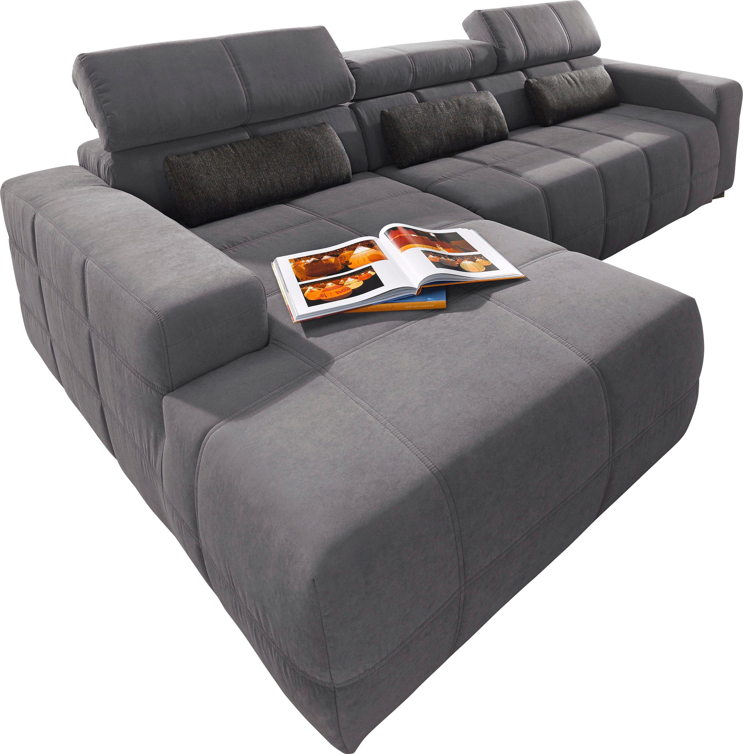 DOMO collection Ecksofa »Brandon große Ausführung B/T/H: 289/177/80 cm, auc günstig online kaufen