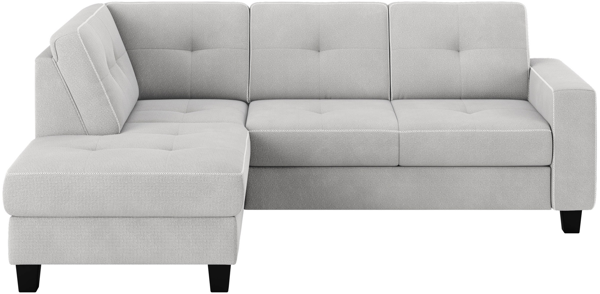 Places of Style Ecksofa »Varese«, Kreuznaht in beige günstig online kaufen