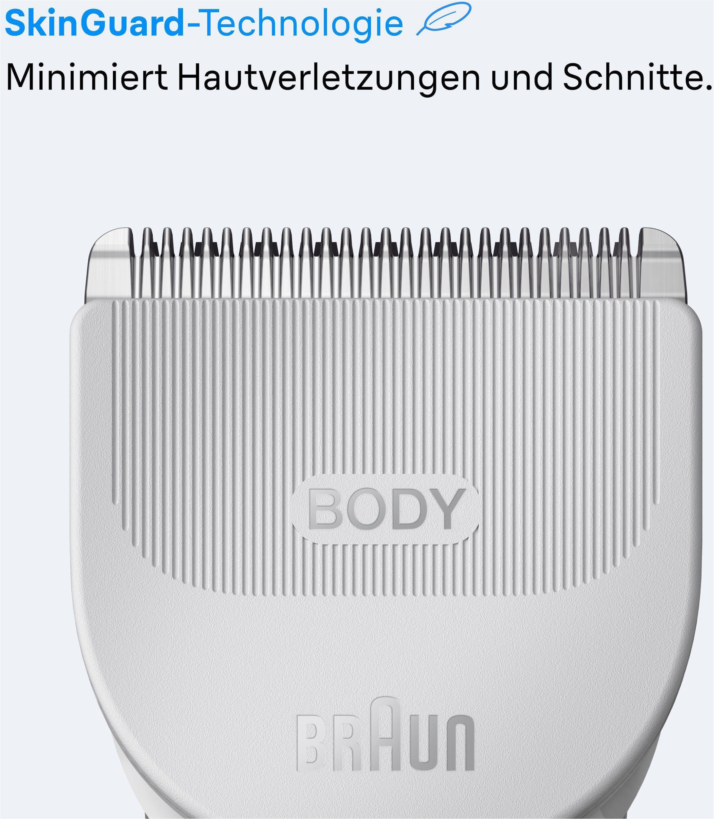 Braun Haarschneider »Bodygroomer BG3530«, Extra Hautschutz, 80 Min Akkulaufzeit, wasserdicht