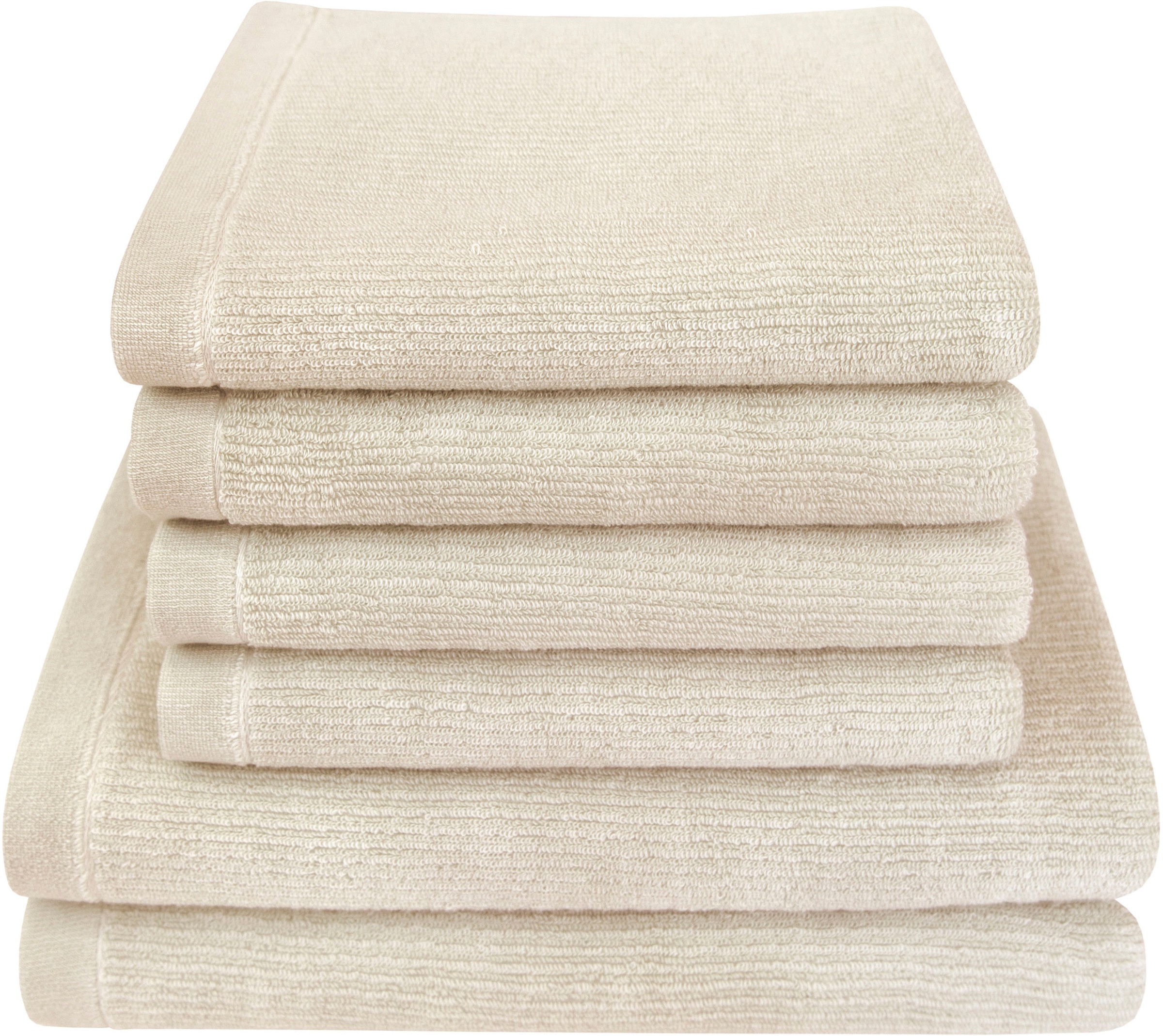 Dyckhoff Handtuch Set "Landscape" Set 6 Stk. Walkfrottier 4 Handtücher (50x günstig online kaufen