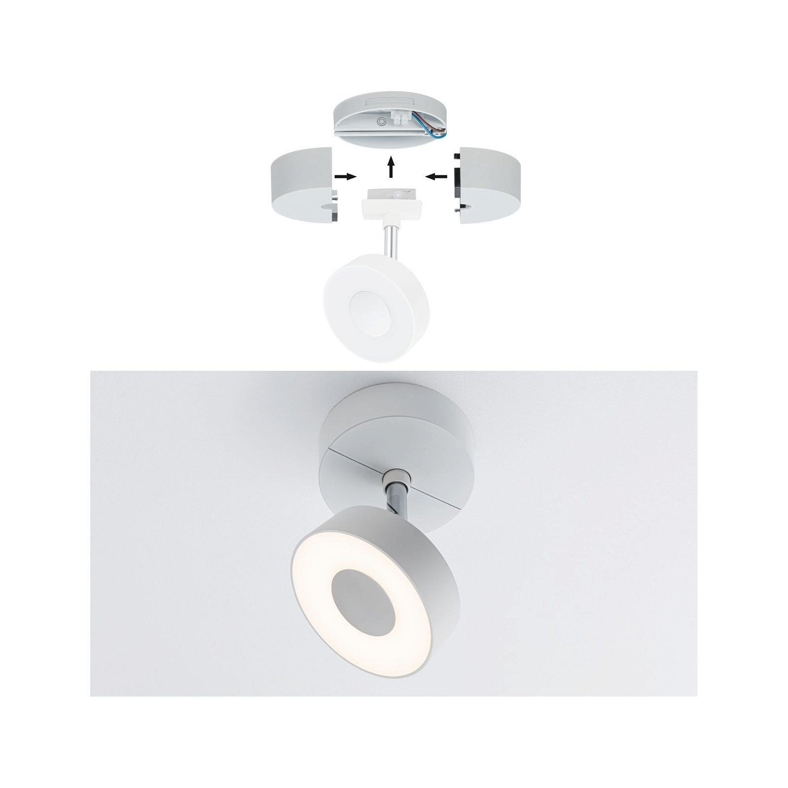 Paulmann Schienensystem-Leuchten »URail Schienenspot Base Einzelspot max. 50W 230V«