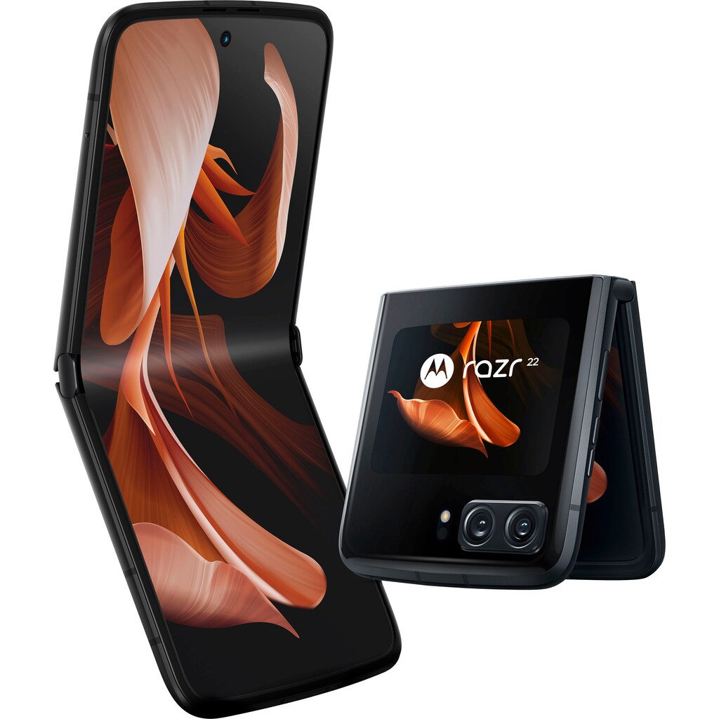 Motorola Smartphone »razr22«, Satin Black, 17 cm/6,7 Zoll, 256 GB Speicherplatz, 50 MP Kamera