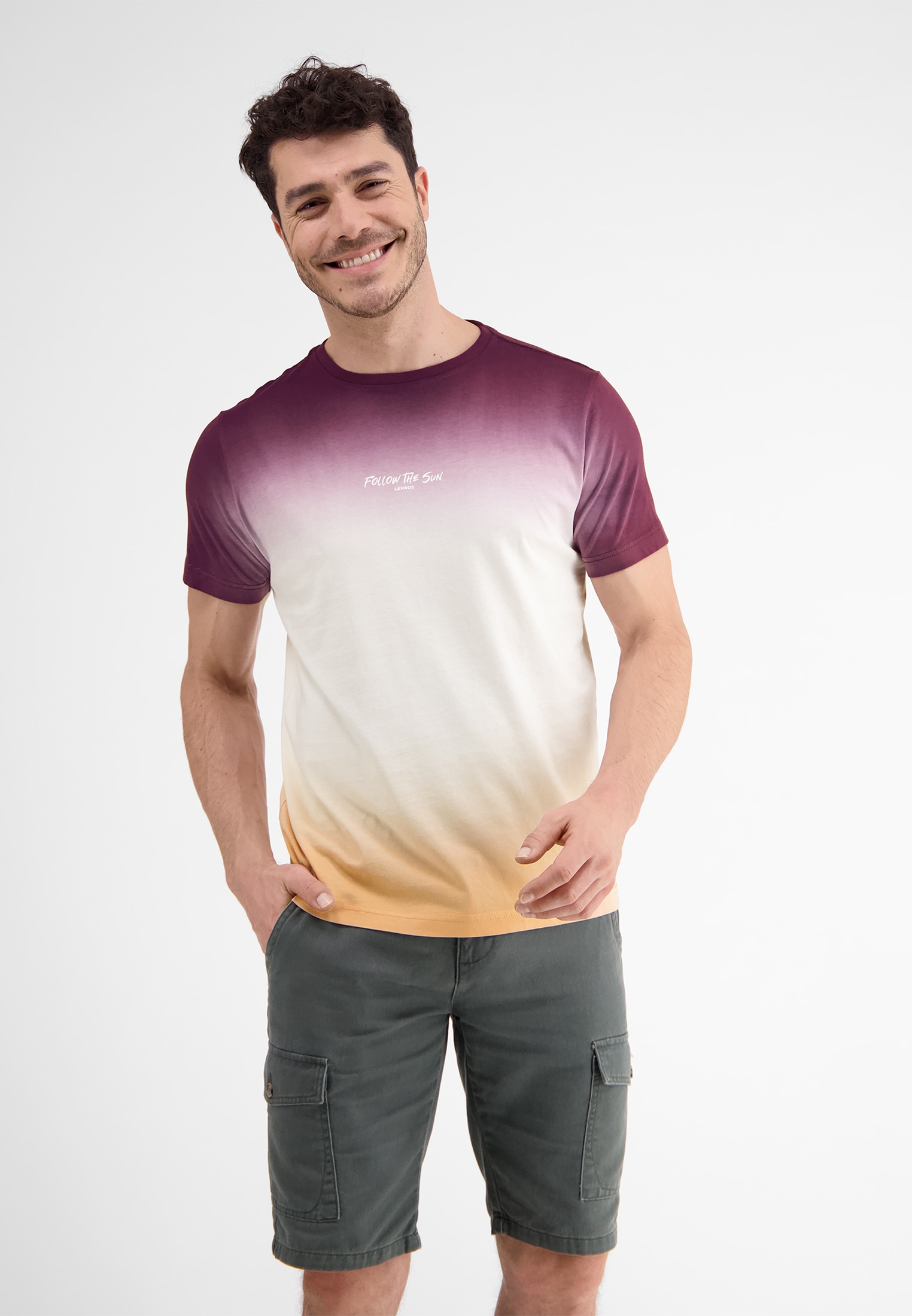 Fading« T-Shirt, LERROS online »LERROS T-Shirt bestellen