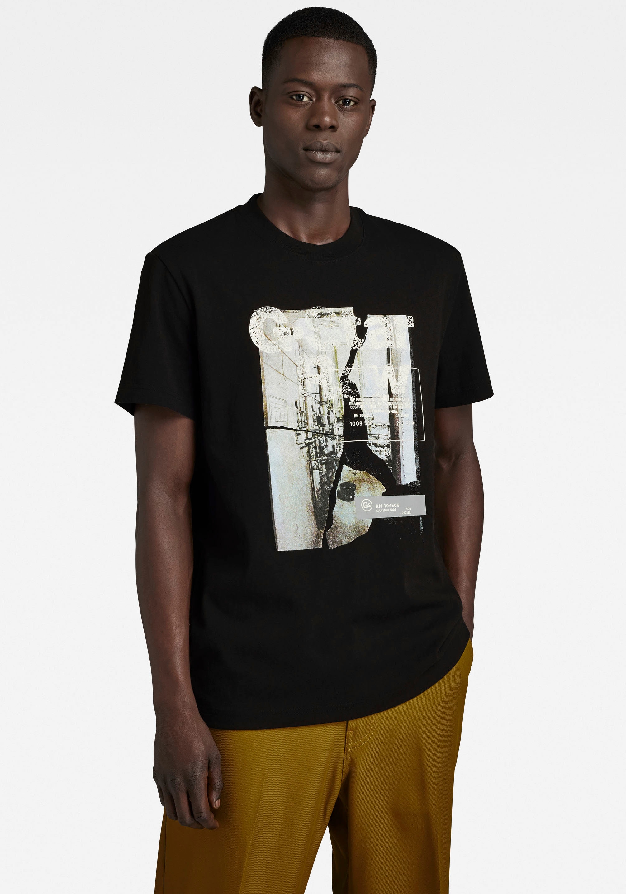 G-STAR T-Shirt »HQ print r t«