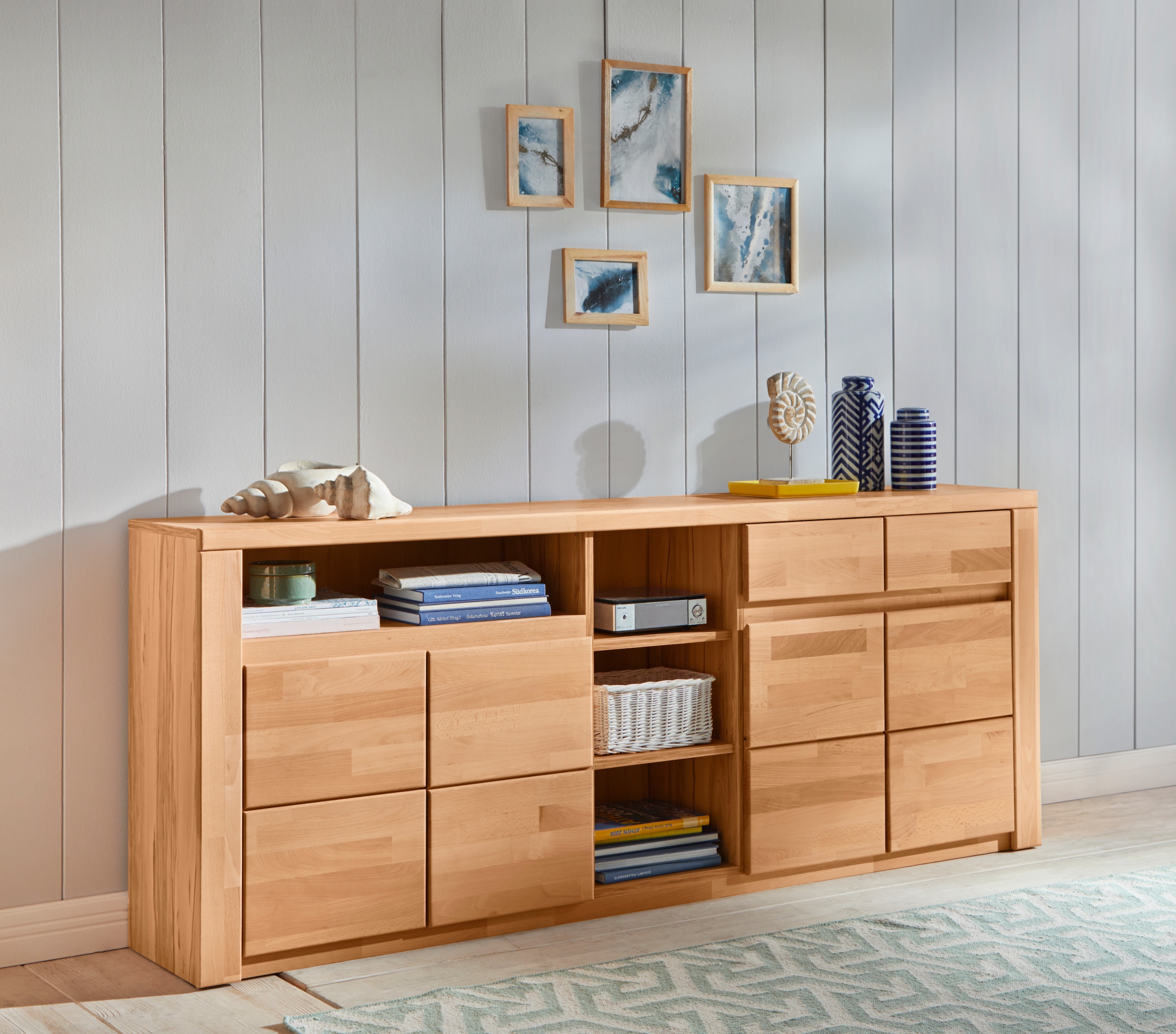 Home affaire Sideboard »Burani«, grifflose Optik