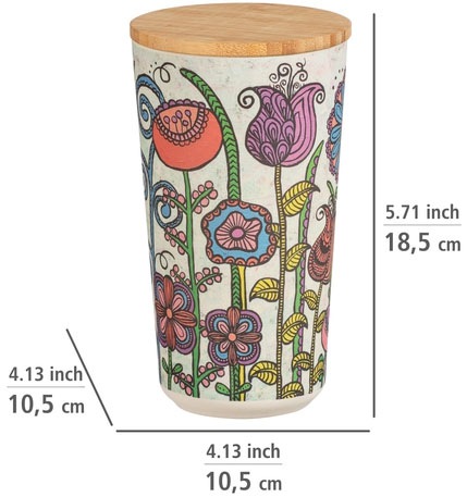 WENKO Vorratsdose »Modell FLowers«, (1 tlg.), Deckel mit Silikonring zur lu günstig online kaufen