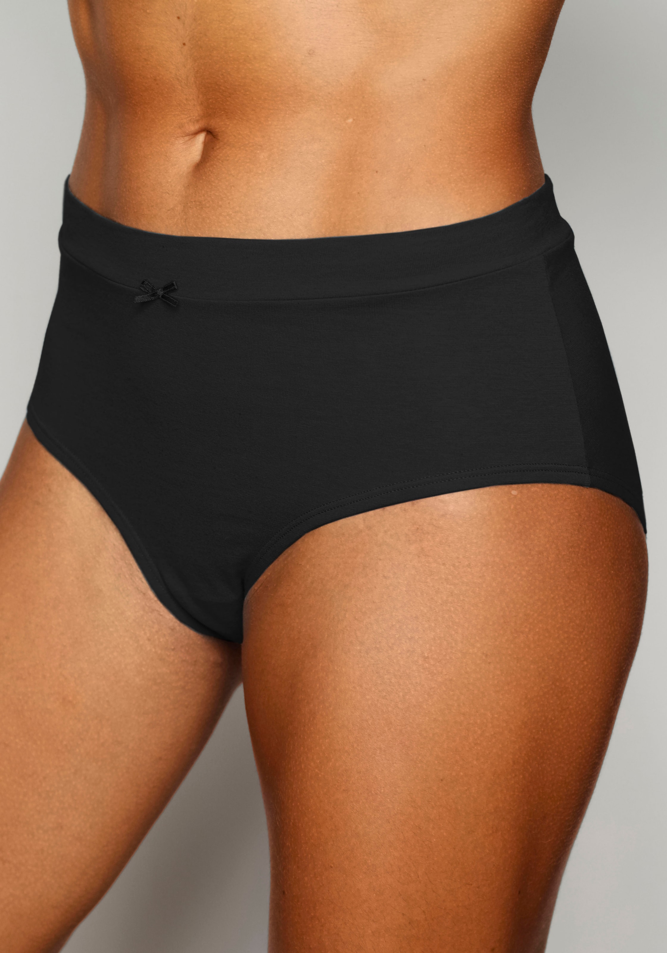 Vivance Taillenslip 5er-Pack,  mit breitem Bündchen ohne zusätzliches Gummi
