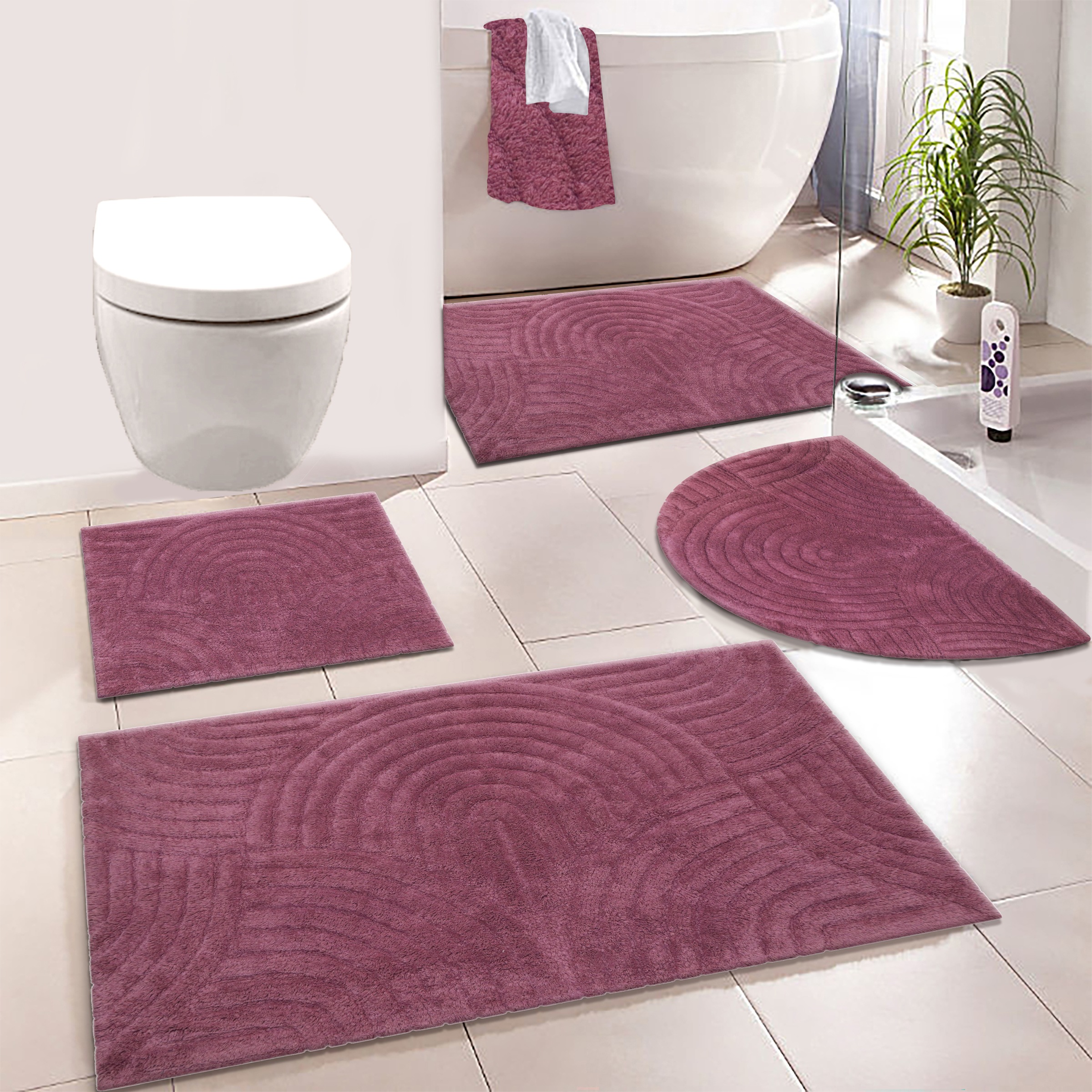 my home Badematte Juna, Badvorleger, Badezimmer günstig online kaufen