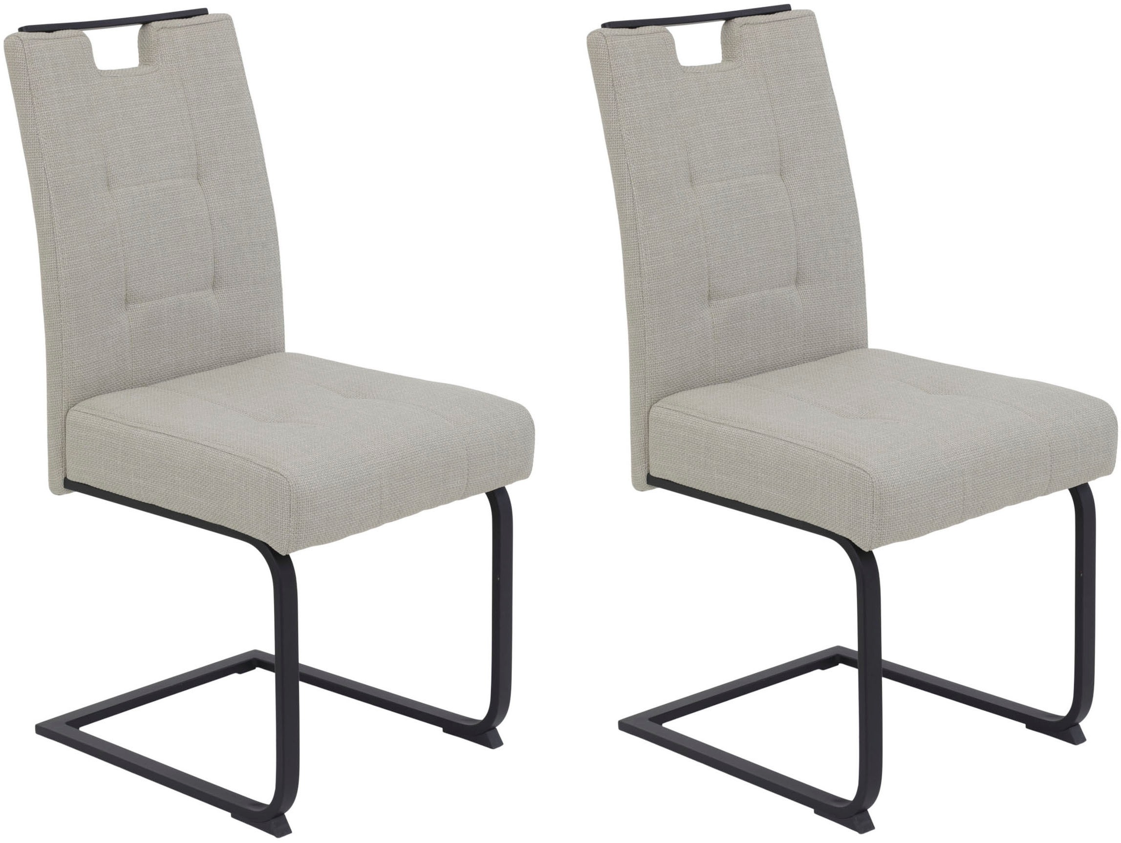 HELA Freischwinger »WIEN, Esszimmerstuhl, Komfortstuhl«, (Set), 2 St., Micr günstig online kaufen