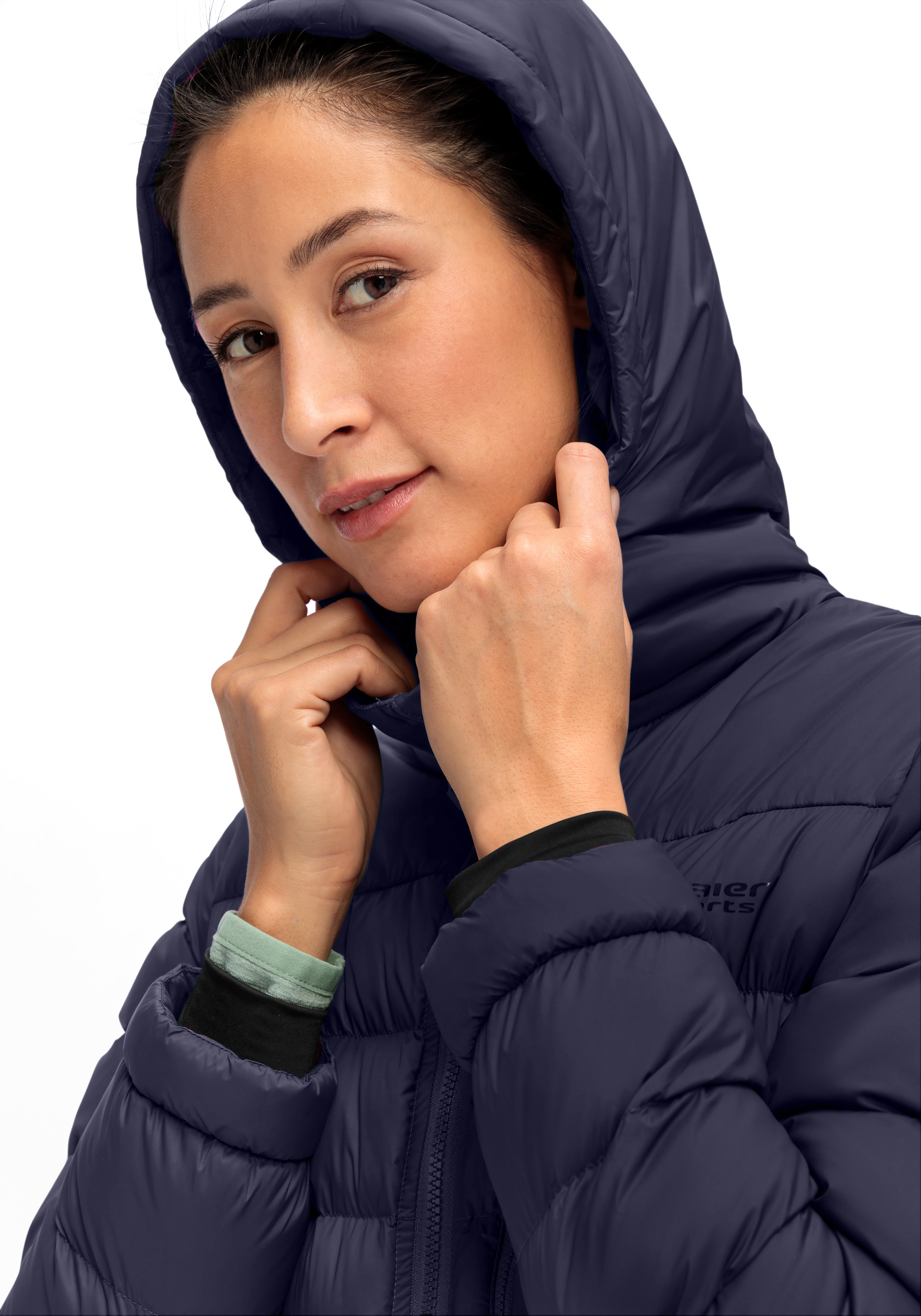 Maier Sports Funktionsmantel »Lomnica Coat W« Damen Mantel, leichtes Primaloft Material, 3 RV-Taschen und Kapuze