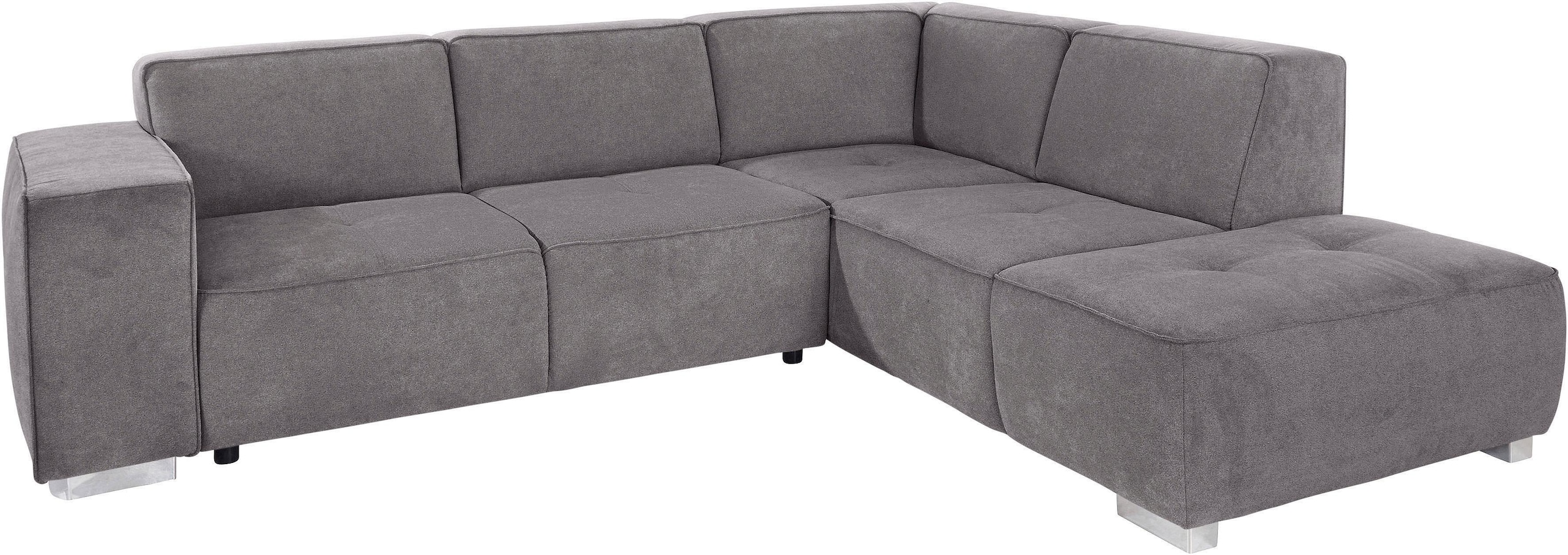 Home affaire Ecksofa »Sapporo L-Form« wahlweise Bettfunktion oder Sitztiefe günstig online kaufen