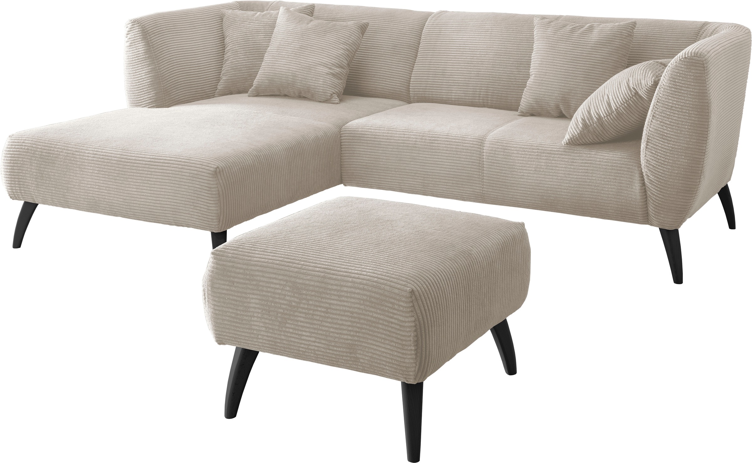 INOSIGN Ecksofa »Colori Polstermöbel mit zeitlos eleganter Rückenführung. L günstig online kaufen