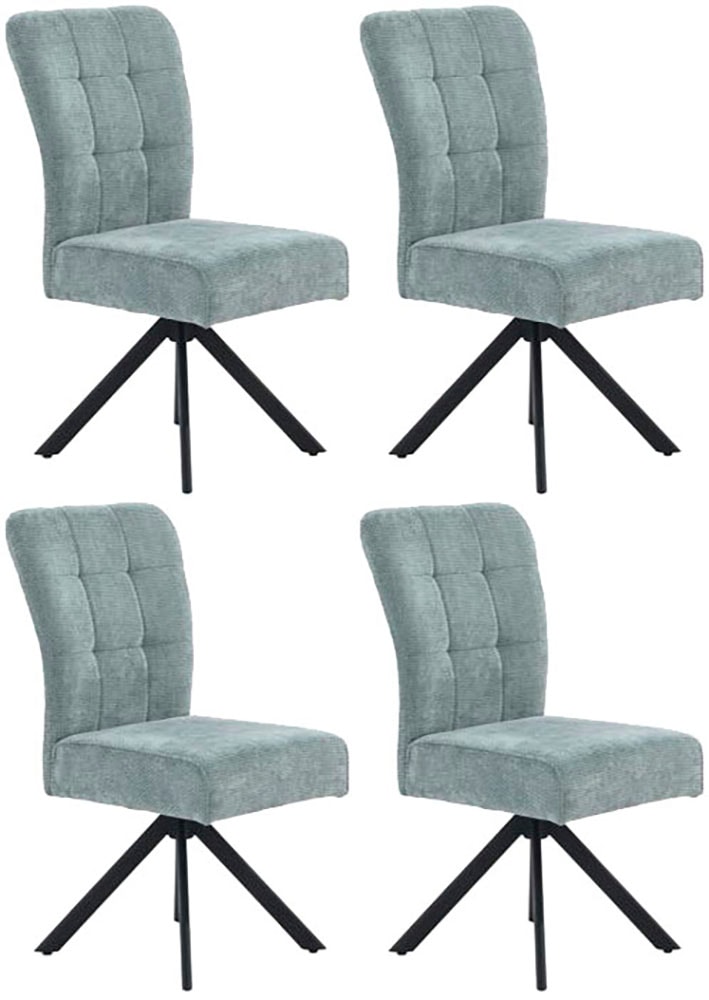 Jockenhöfer Gruppe Drehstuhl »Becky (Set, 4 St.)«, (Set), 4 St., Chenille, günstig online kaufen