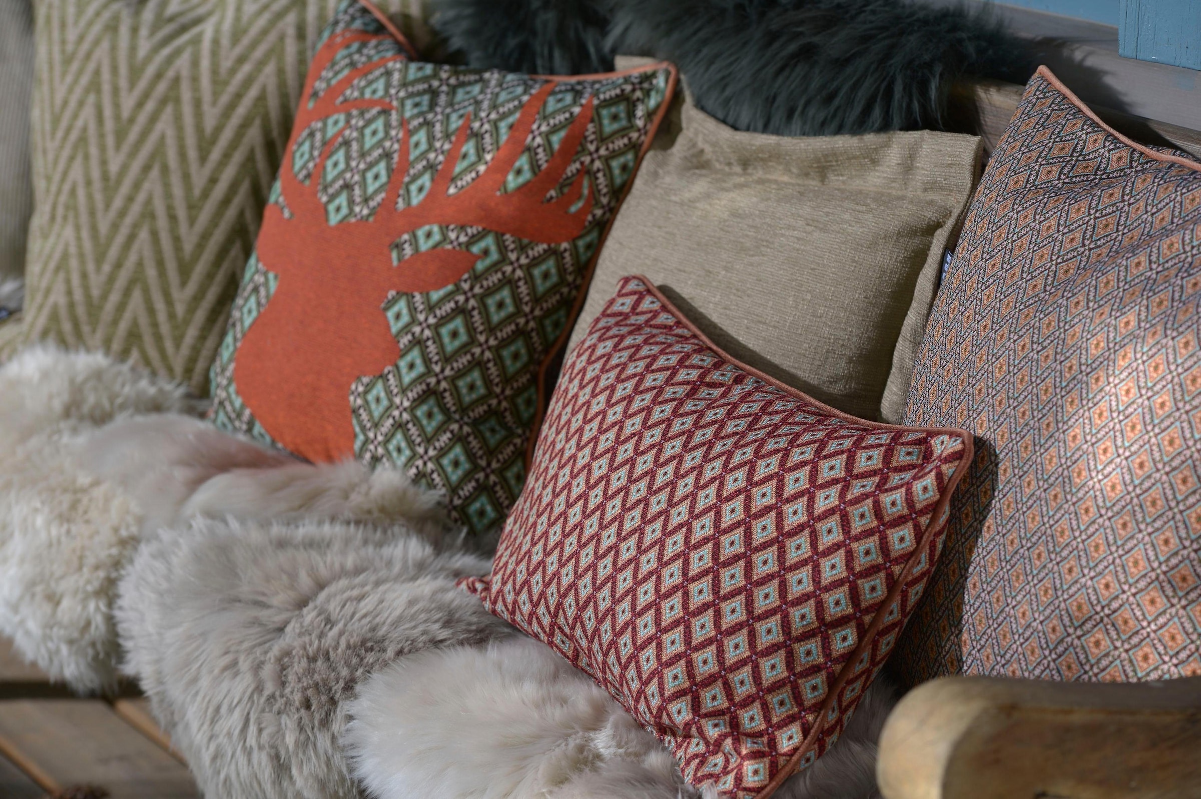 H.O.C.K. Dekokissen »Harry Devin« Kissenhülle mit Füllung, 1 Stück