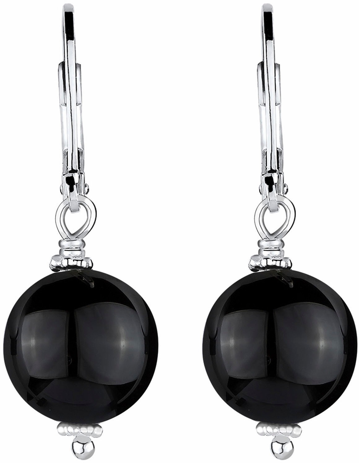 Elli Paar Ohrhänger »Schmuck Geschenk Silber 925 Ohrringe, 0302121815«, mit Onyx